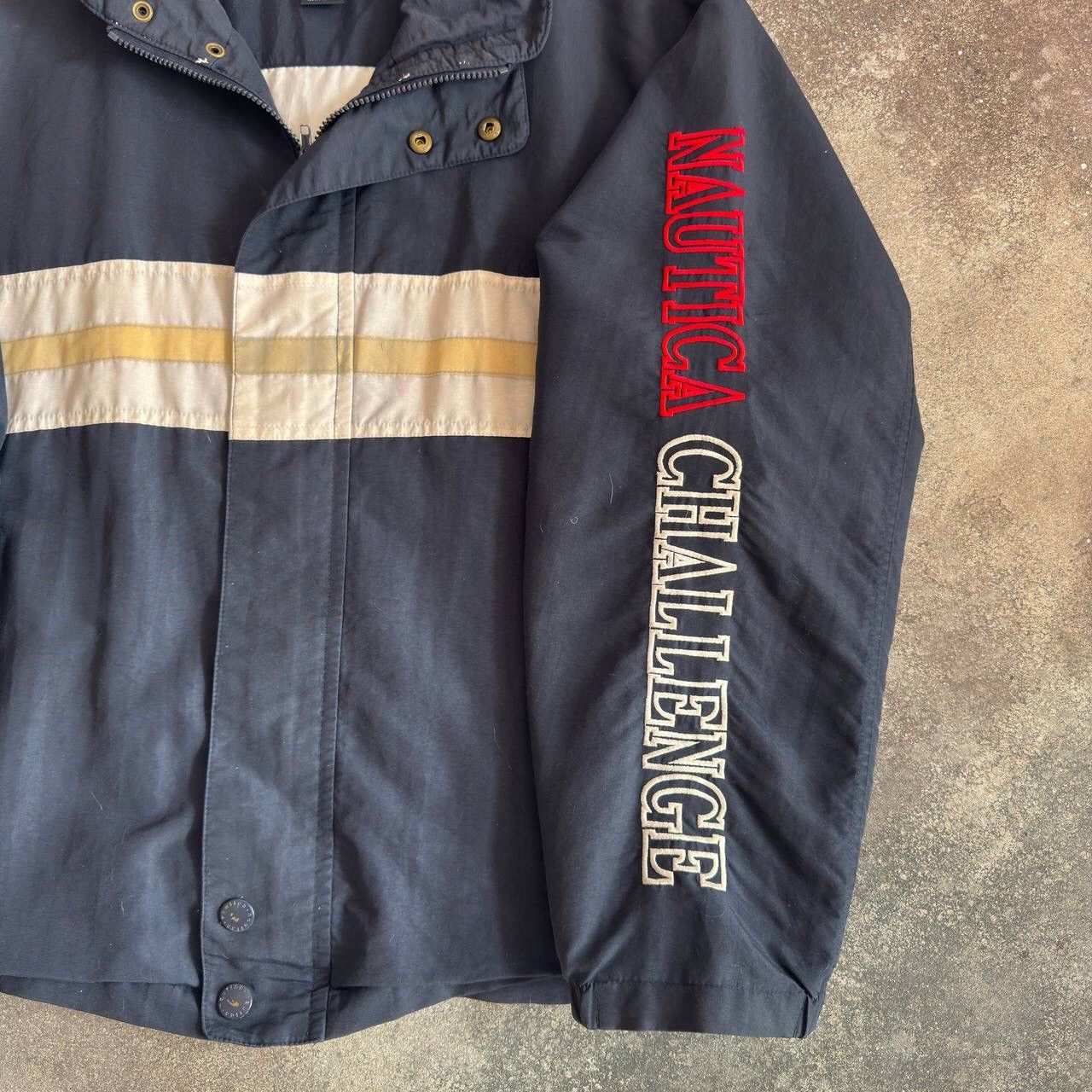 Nautica × Vintage 90s Nautica Vintage Outdoor Full Zip Jacket Size US XL / EU 56 / 4 - 6 Thumbnail