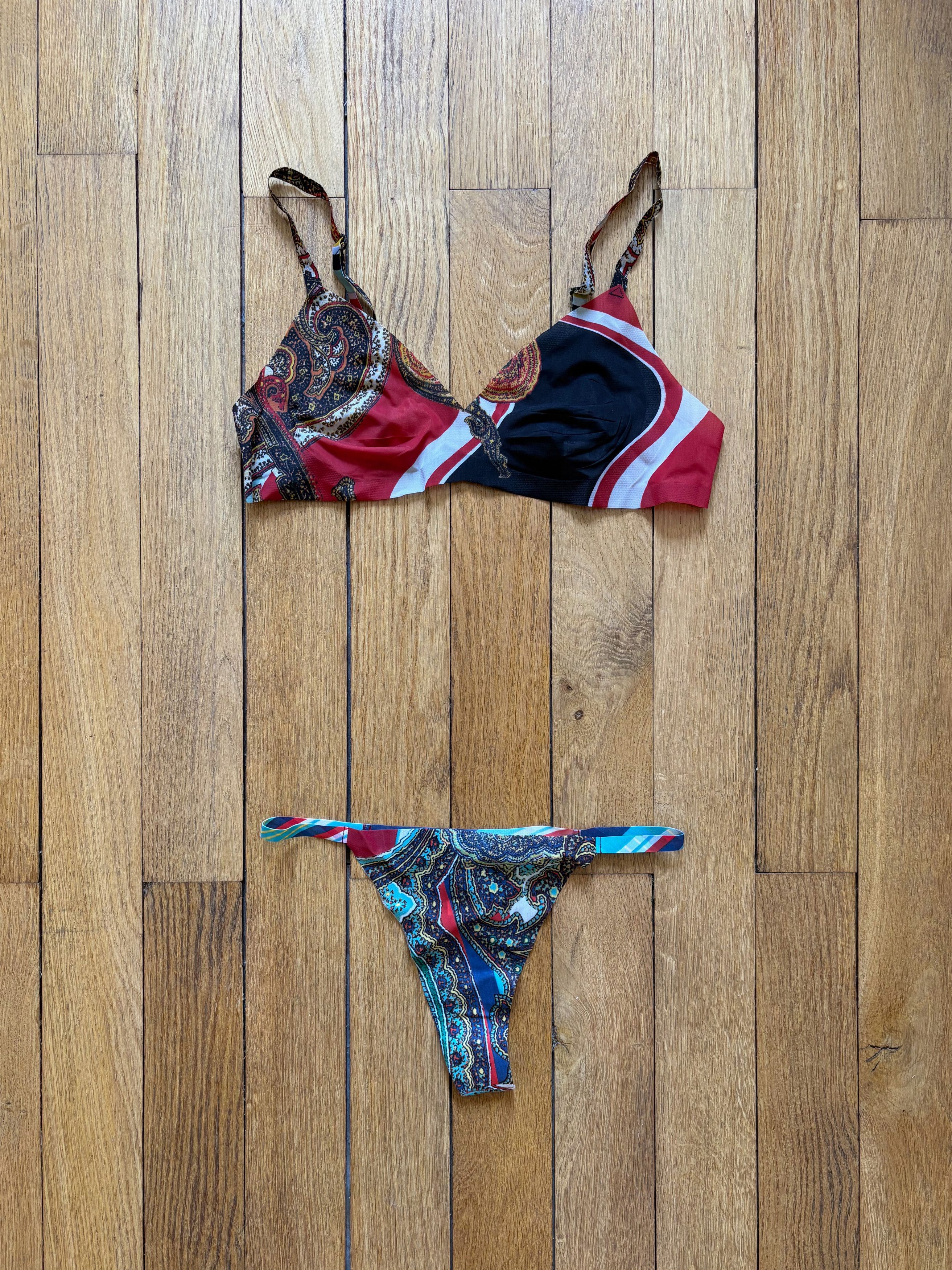 Jean Paul Gaultier Jean Paul Gaultier vintage paisley bikini set Size M / US 6-8 / IT 42-44 - 1 Thumbnail