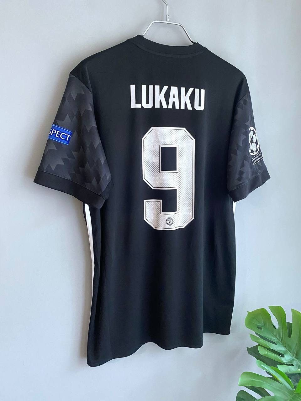 Adidas Adidas Manchester United 2017/18 Soccer Jersey Champions League Patch #9 Lukaku Size US L / EU 52-54 / 3 - 14 Thumbnail
