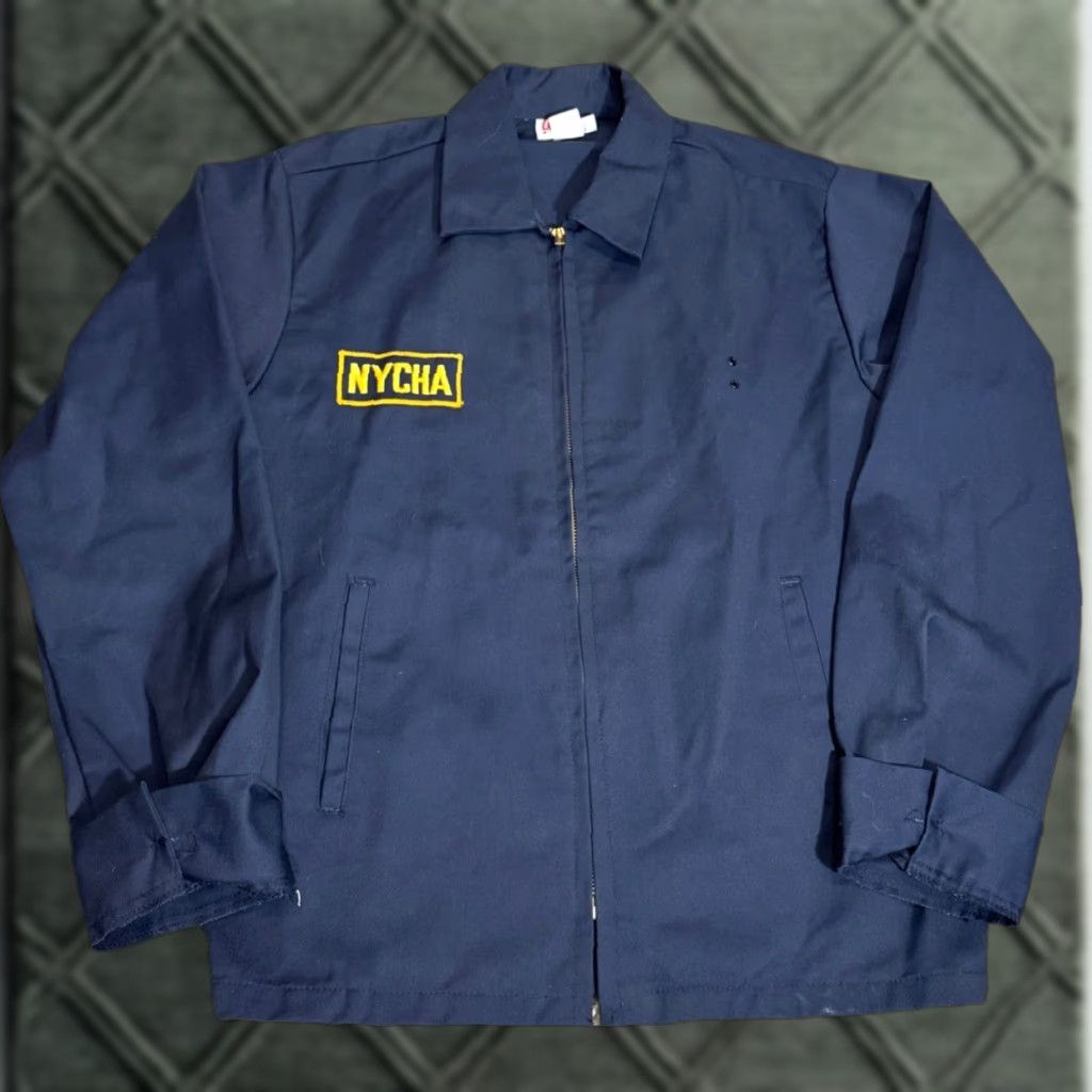Vintage VINTAGE 70s NYCHA New York City Housing Authority Uniform Employee Jacket M Blue Bomber Jacket Men Size US M / EU 48-50 / 2 - 1 Thumbnail