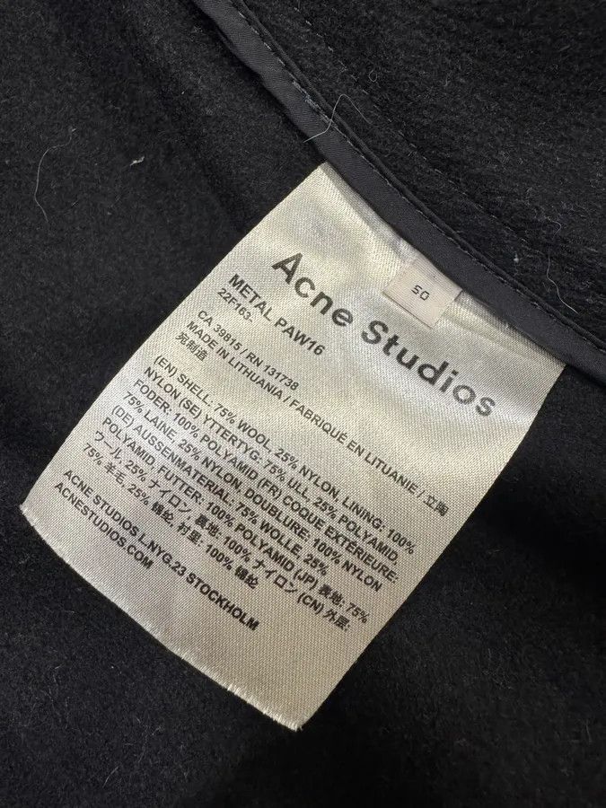 Acne Studios × Vintage AW2016 Acne Studios Navy Wool Structured Jacket Size US M / EU 48-50 / 2 - 12 Thumbnail