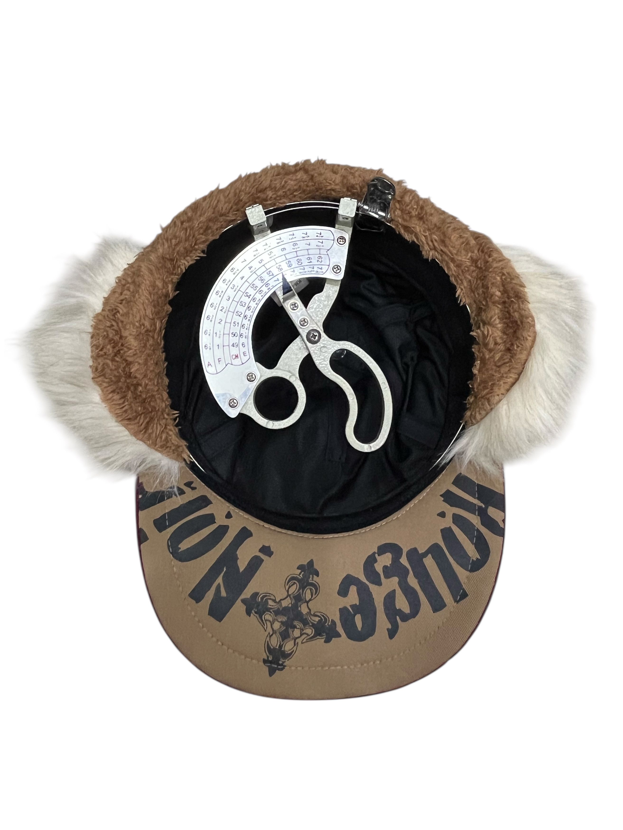 Other 🔥Vintage ROUNGE ET NOIR Punk Rock Skull Ear Fur Hat Size ONE SIZE - 9 Thumbnail