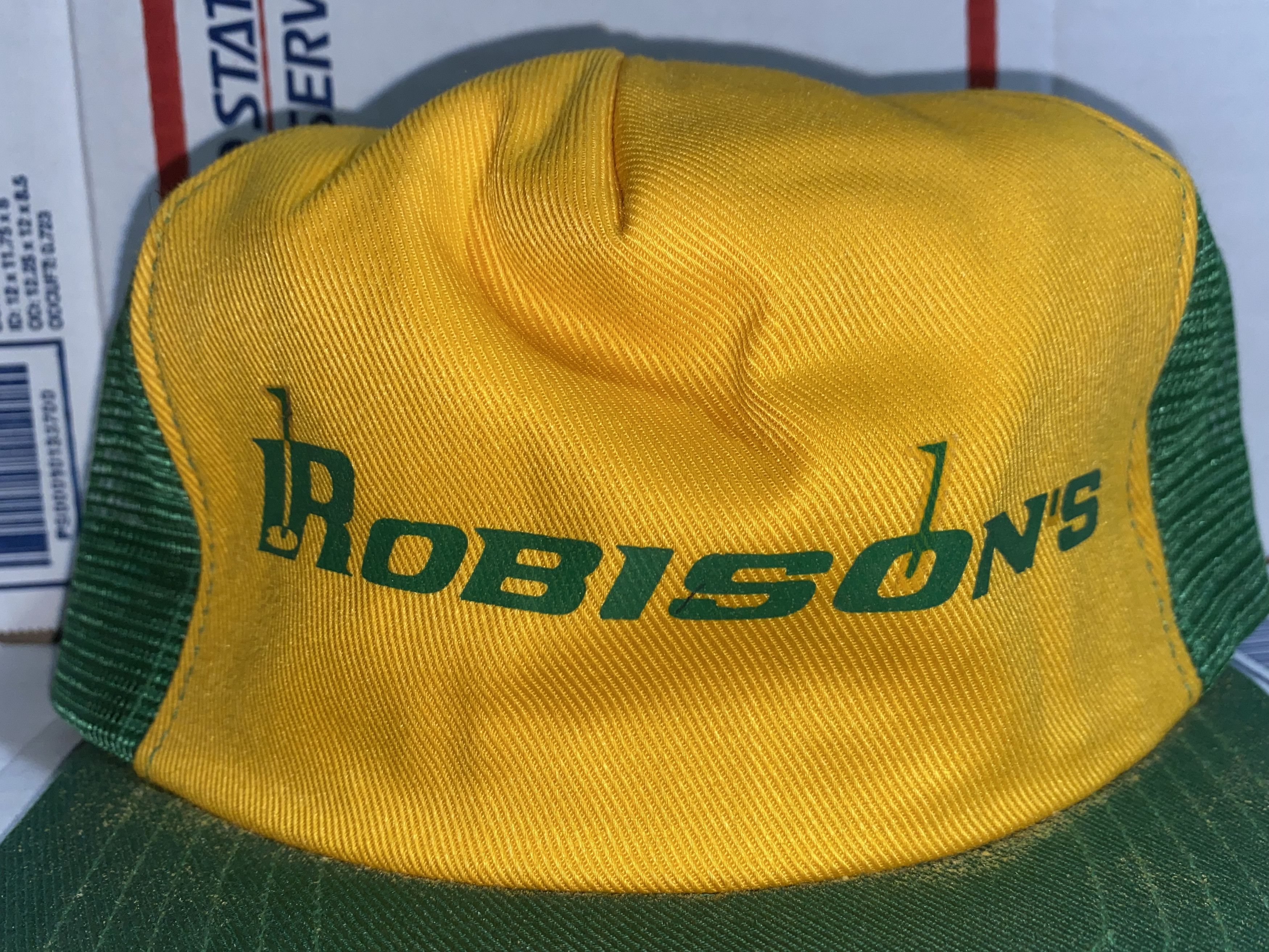 Swingster vintage Robison's Trucker hat Cap Golf golfing? brand co inc Size ONE SIZE - 2 Thumbnail