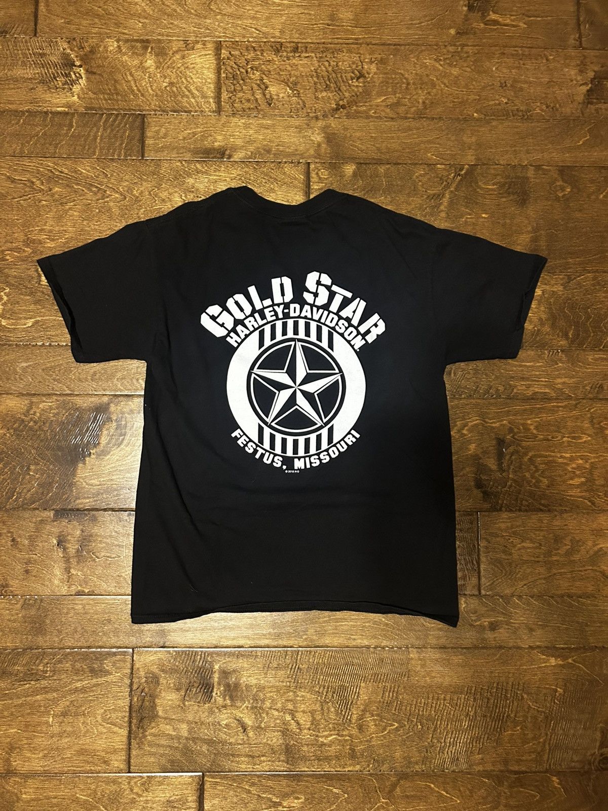 Harley Davidson × Vintage × West Coast Choppers Y2K Davidson Black Tee Size US M / EU 48-50 / 2 - 3 Thumbnail
