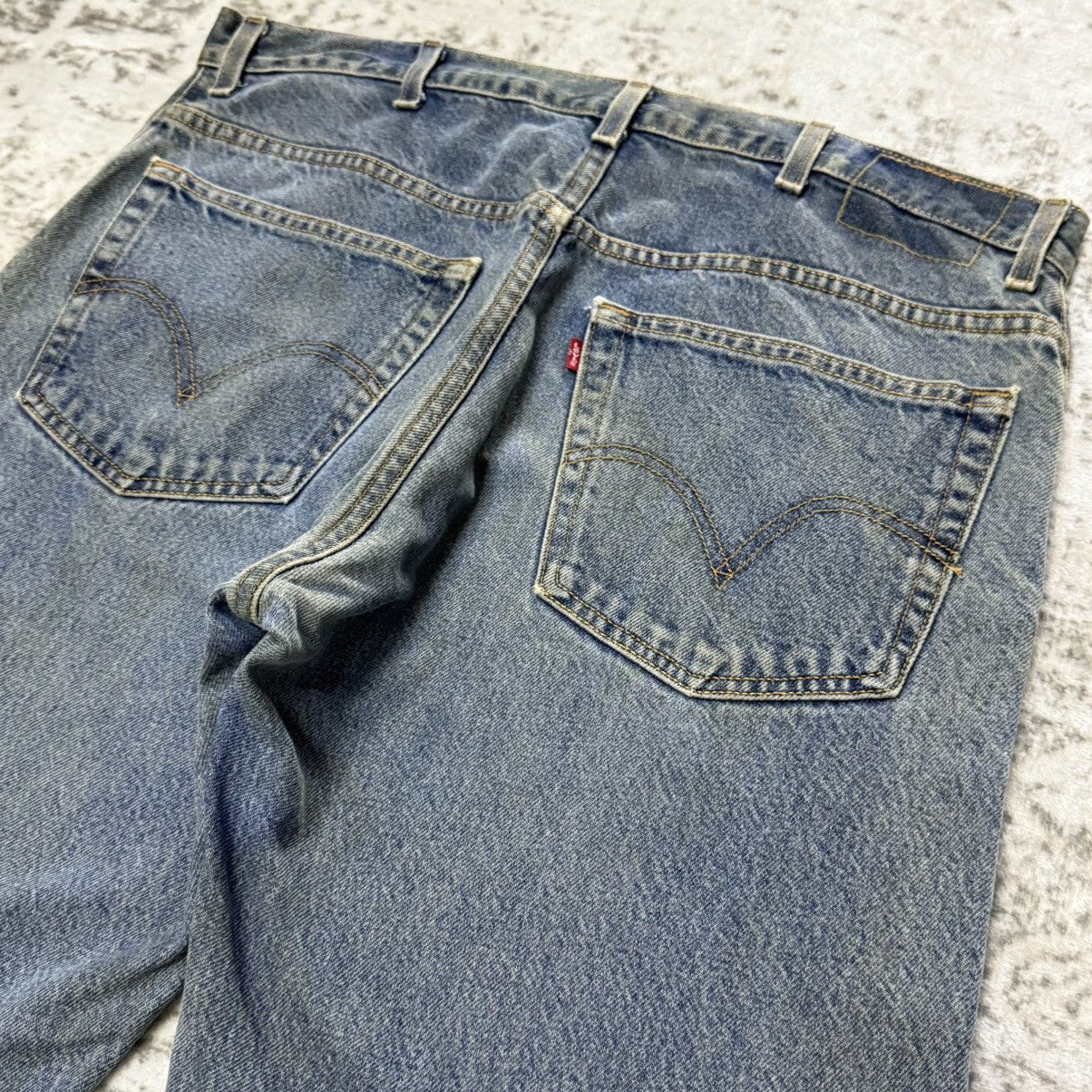 Levi's Vintage Levis 517 Bootcut Flared Jeans Fade Wash Denim Size US 38 / EU 54 - 10 Thumbnail