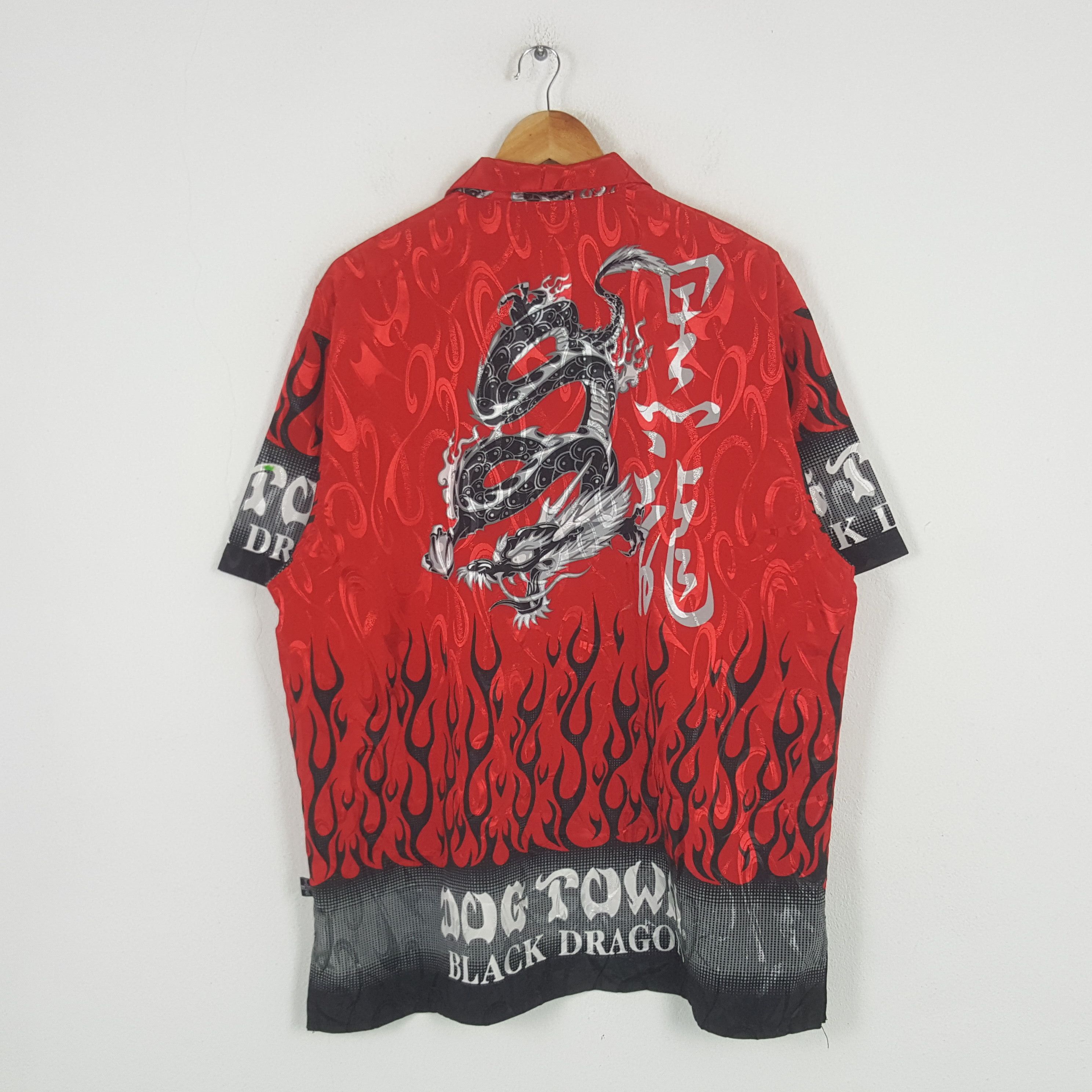 Dogtown Vintage Dogtown Black Dragon Shirt Button Up 31 Size US XXL / EU 58 / 5 - 1 Thumbnail
