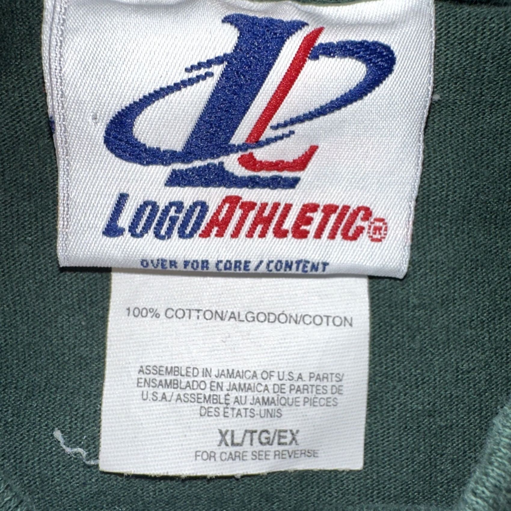 Logo Athletic VINTAGE 90s Logo Athletic Green Bay Packers NFL Embroidered T-Shirt XL Green Mens Crew Neck Short Sleeve Football Music? Size US XL / EU 56 / 4 - 2 Thumbnail