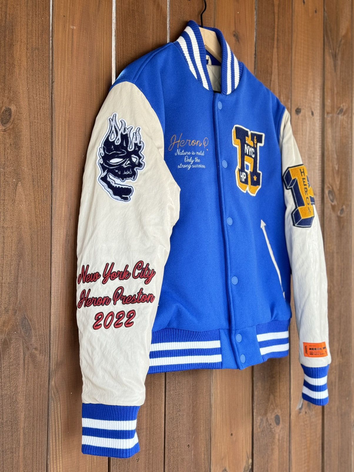 Heron Preston HERON PRESTON VARSITY JACKET SIZE SMALL Size US S / EU 44-46 / 1 - 2 Thumbnail