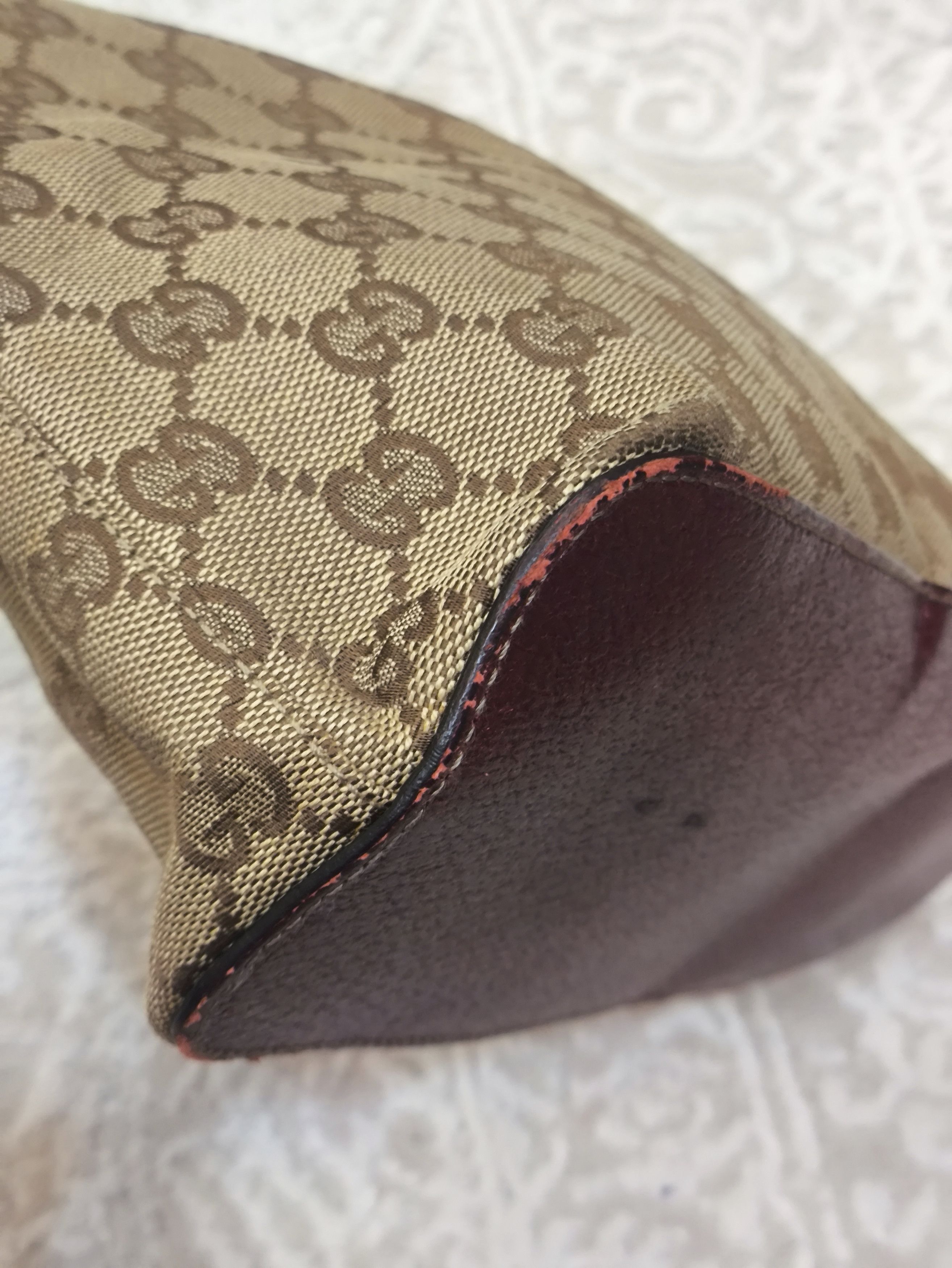Gucci Gucci GG Canvas Handtasche Red Leinwand Shoulder Bag Size ONE SIZE - 5 Thumbnail