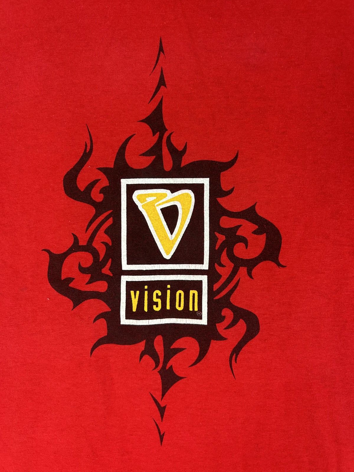 Vintage × Vision Streetwear Vintage Vision Streetwear / Classic ‘V’ Logo 90s Skate Tee Size US L / EU 52-54 / 3 - 5 Thumbnail