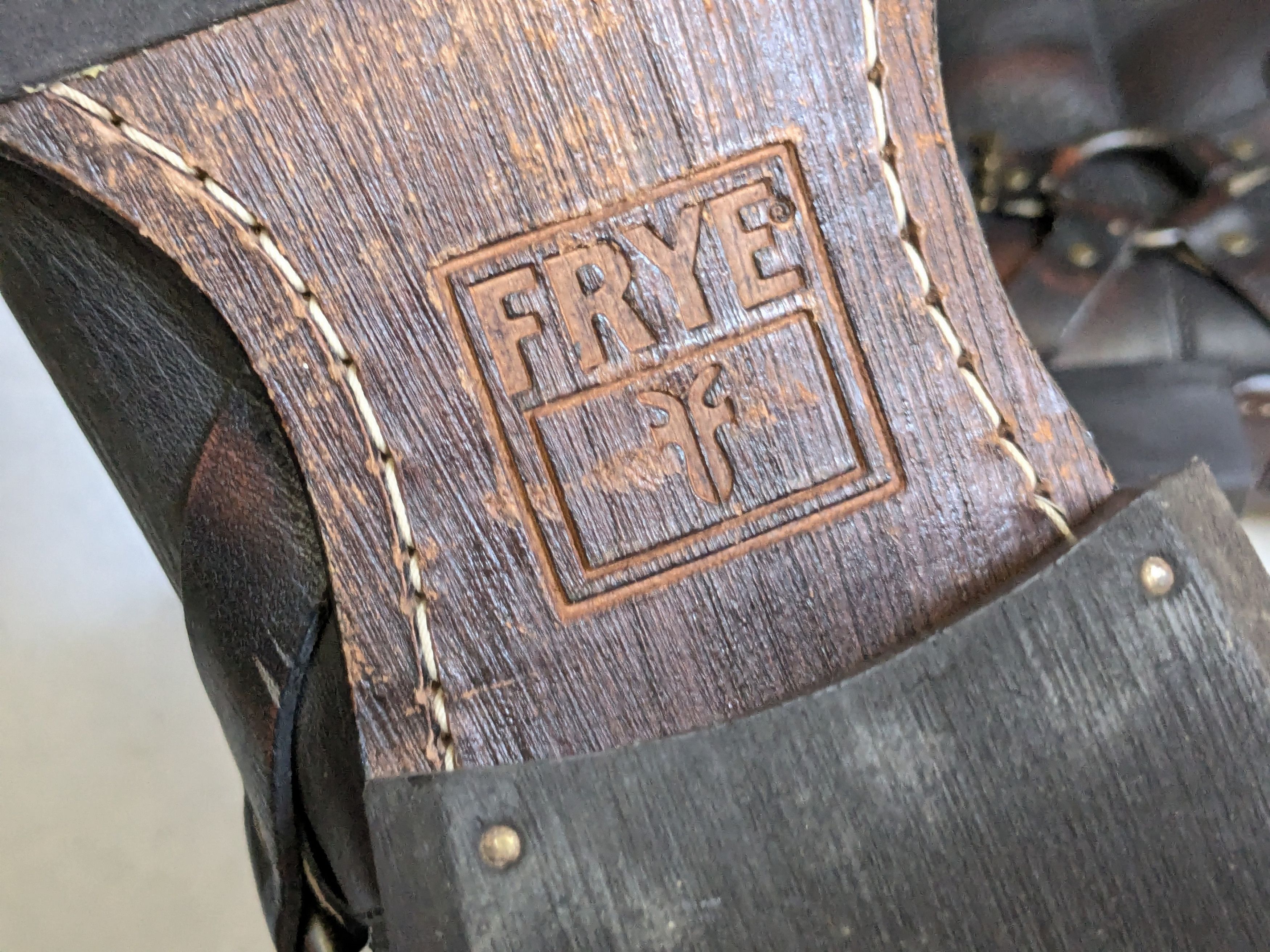 Frye Frye Harness Boots Brown 11 Back Zip Leather Buckle Strap Size US 11 / EU 44 - 18 Thumbnail