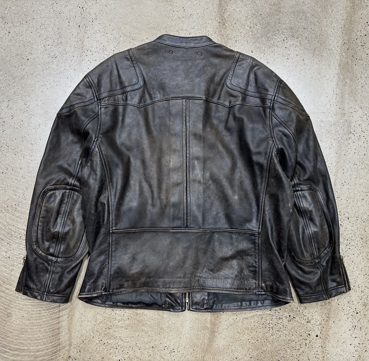 RRL Ralph Lauren Double RL RRL Leather Moto Jacket，size XL Size US XL / EU 56 / 4 - 2 Thumbnail