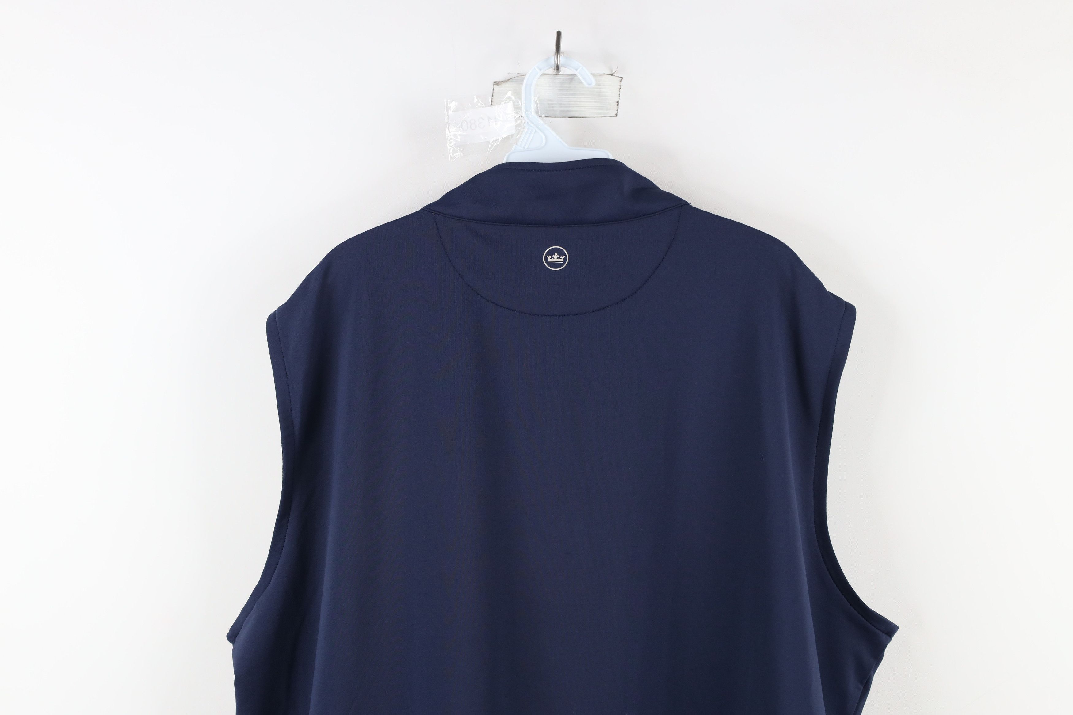 Peter Millar × Vintage Peter Millar Virginia University Half Zip Pullover Vest Blue Size US XXL / EU 58 / 5 - 9 Thumbnail