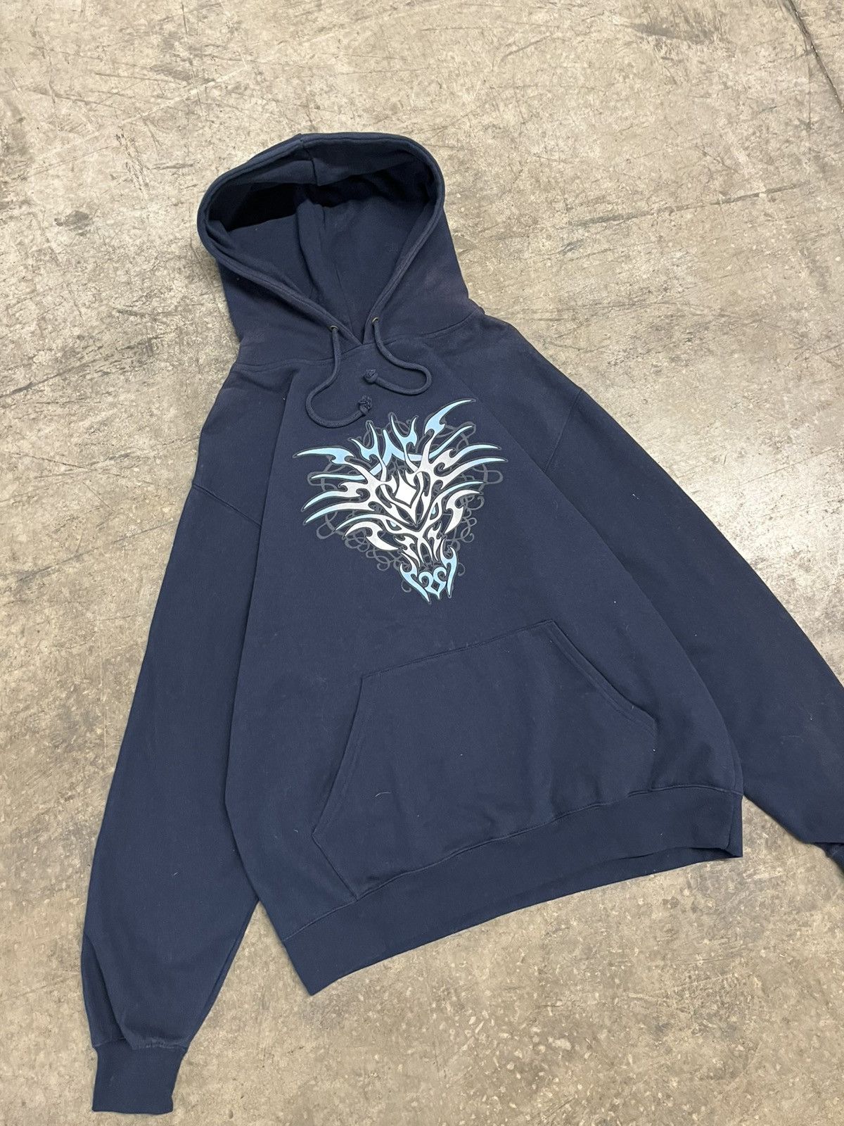 JNCO × Vintage Y2k Jnco style tribal hoodie skater rare hype boxy Size US L / EU 52-54 / 3 - 4 Thumbnail