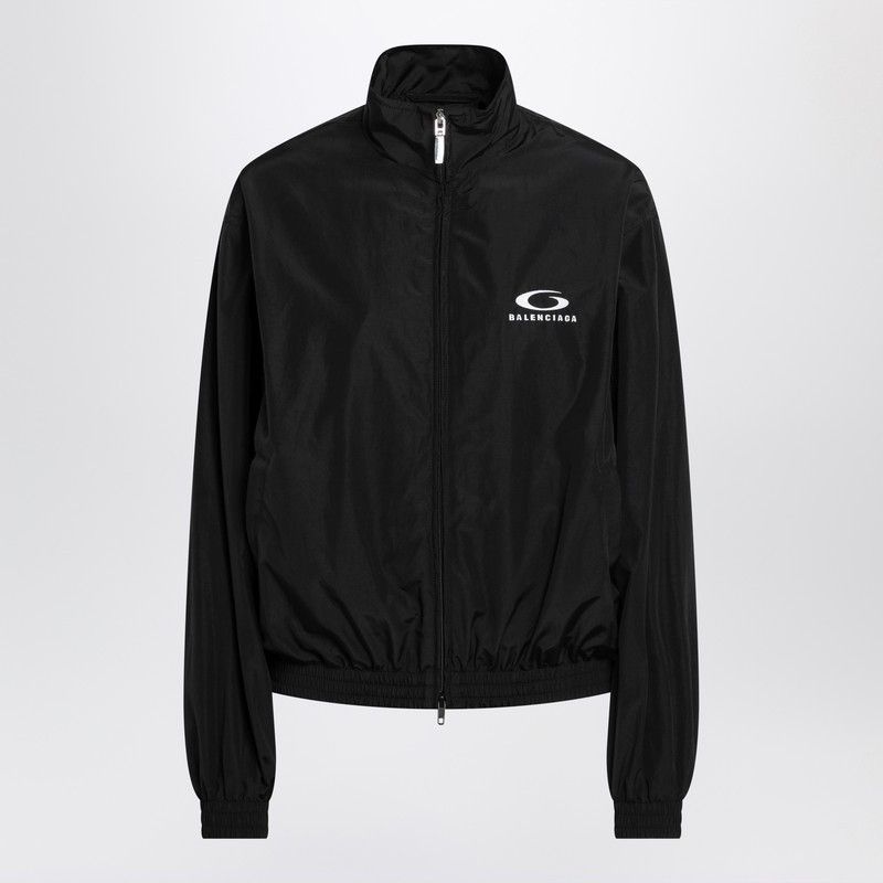Balenciaga Balenciaga Black Loop Sports Icon Zip Jacket Size S / US 4 / IT 40 - 1 Thumbnail