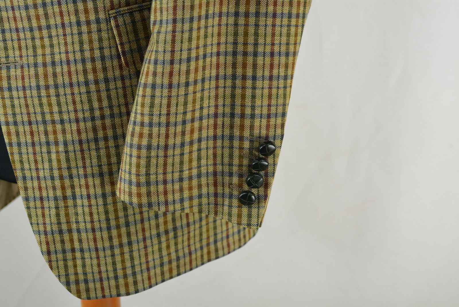 Vintage Charles Robertson Plaid Men's Blazer Size 50 DE 40R UK Size 40R - 5 Thumbnail