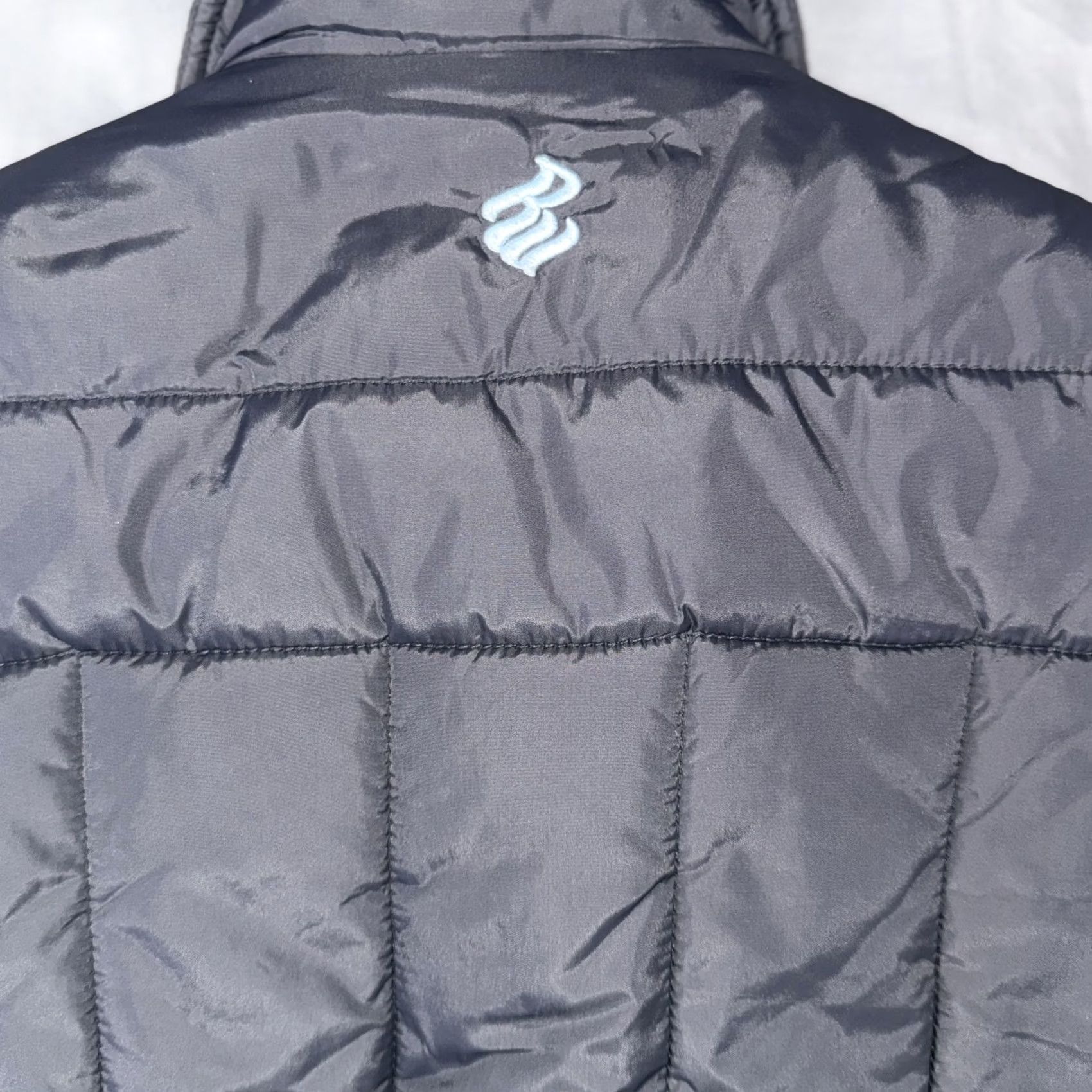 Rocawear Rocawear Vest Mens Large Black Puffer Full Zip Embroidered Crest Logo Hip Hop Size US L / EU 52-54 / 3 - 6 Thumbnail