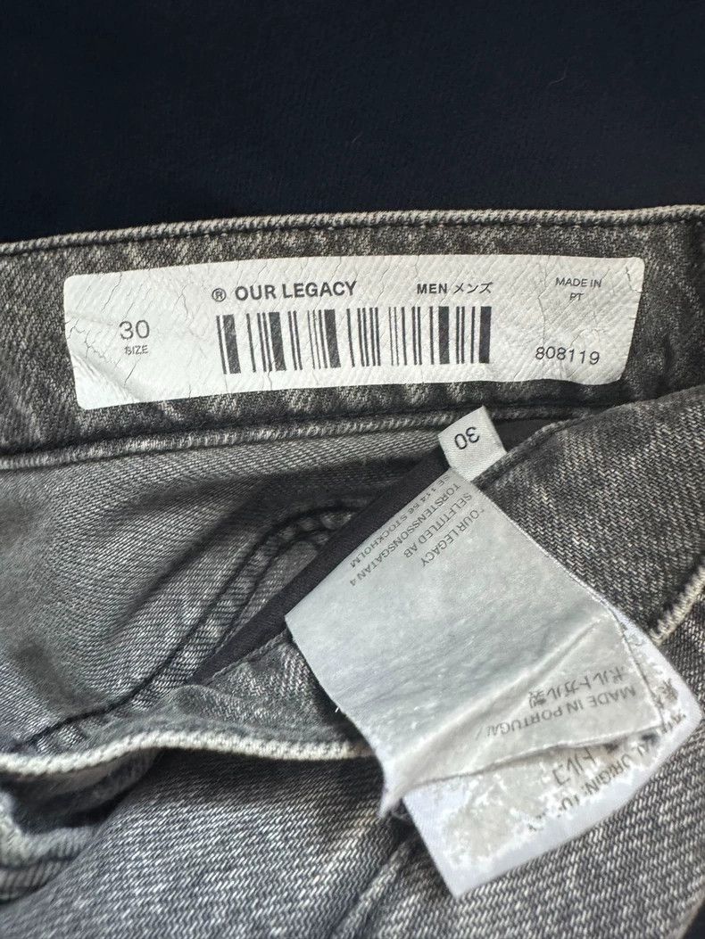 Our Legacy Our Legacy size30 Double ring line water-washed old jeans Size US 30 / EU 46 - 4 Thumbnail