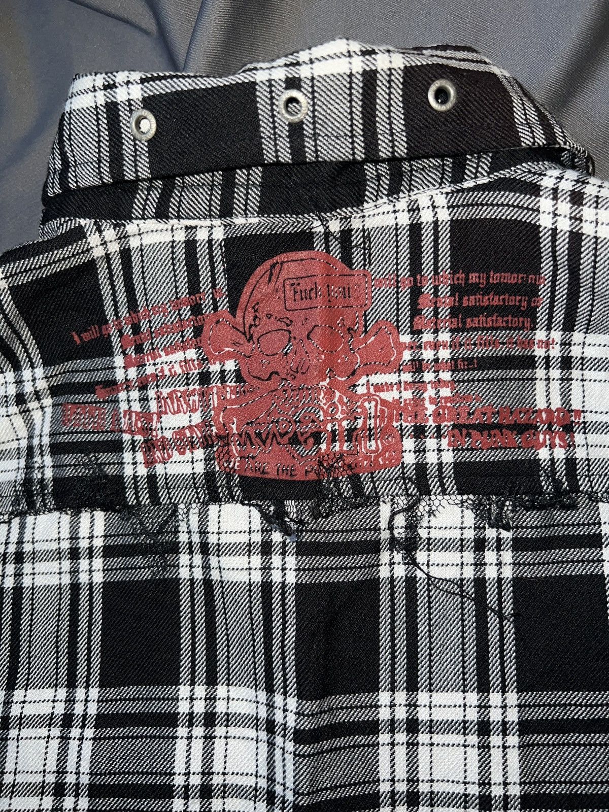 Japanese Brand MAD GIRL punk shirt ☠️ Size M / US 6-8 / IT 42-44 - 10 Thumbnail