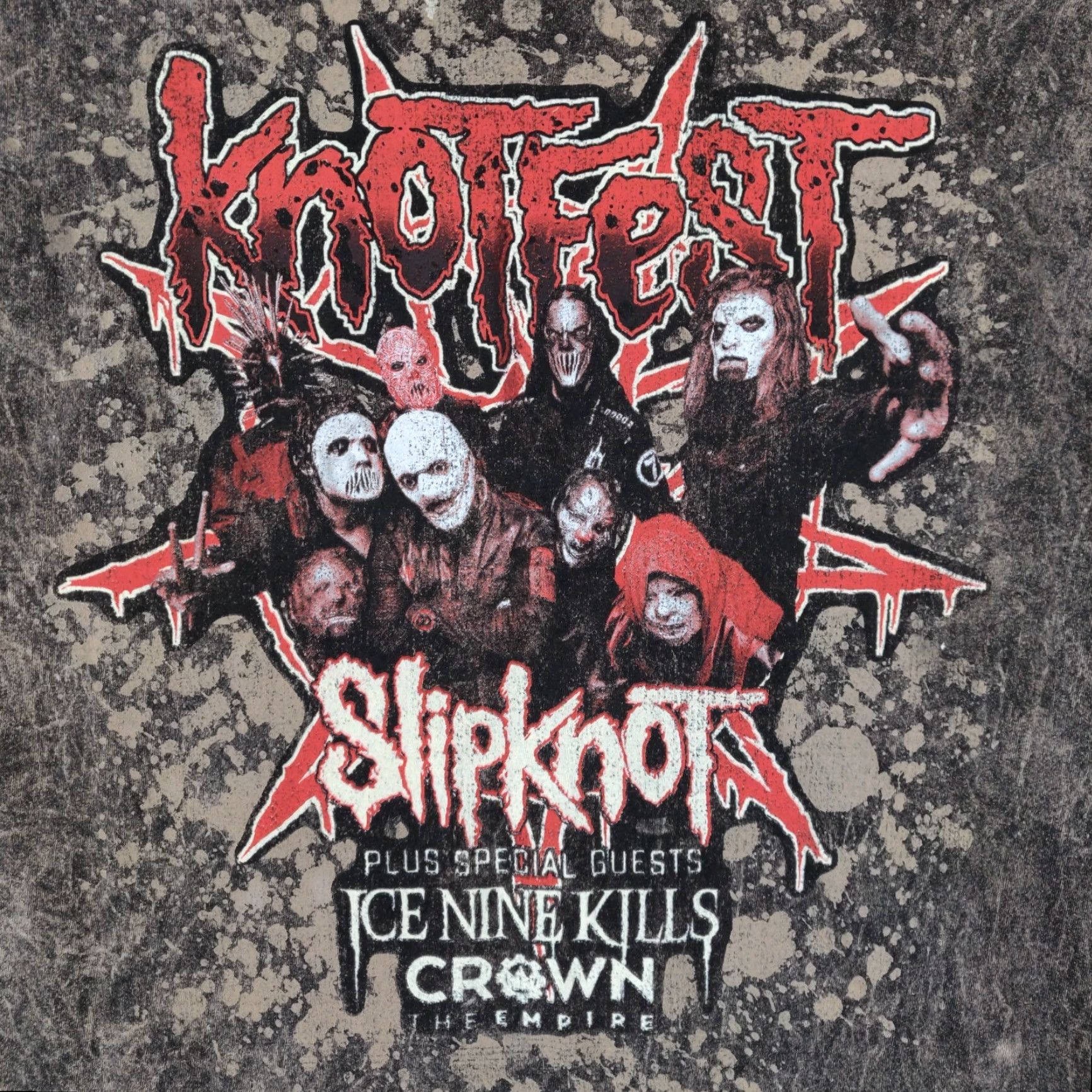 Vintage Knotfest Slipknot T Shirt Mens Medium Knotfest Short Sleeve Rock Band Graphic Size US M / EU 48-50 / 2 - 5 Thumbnail