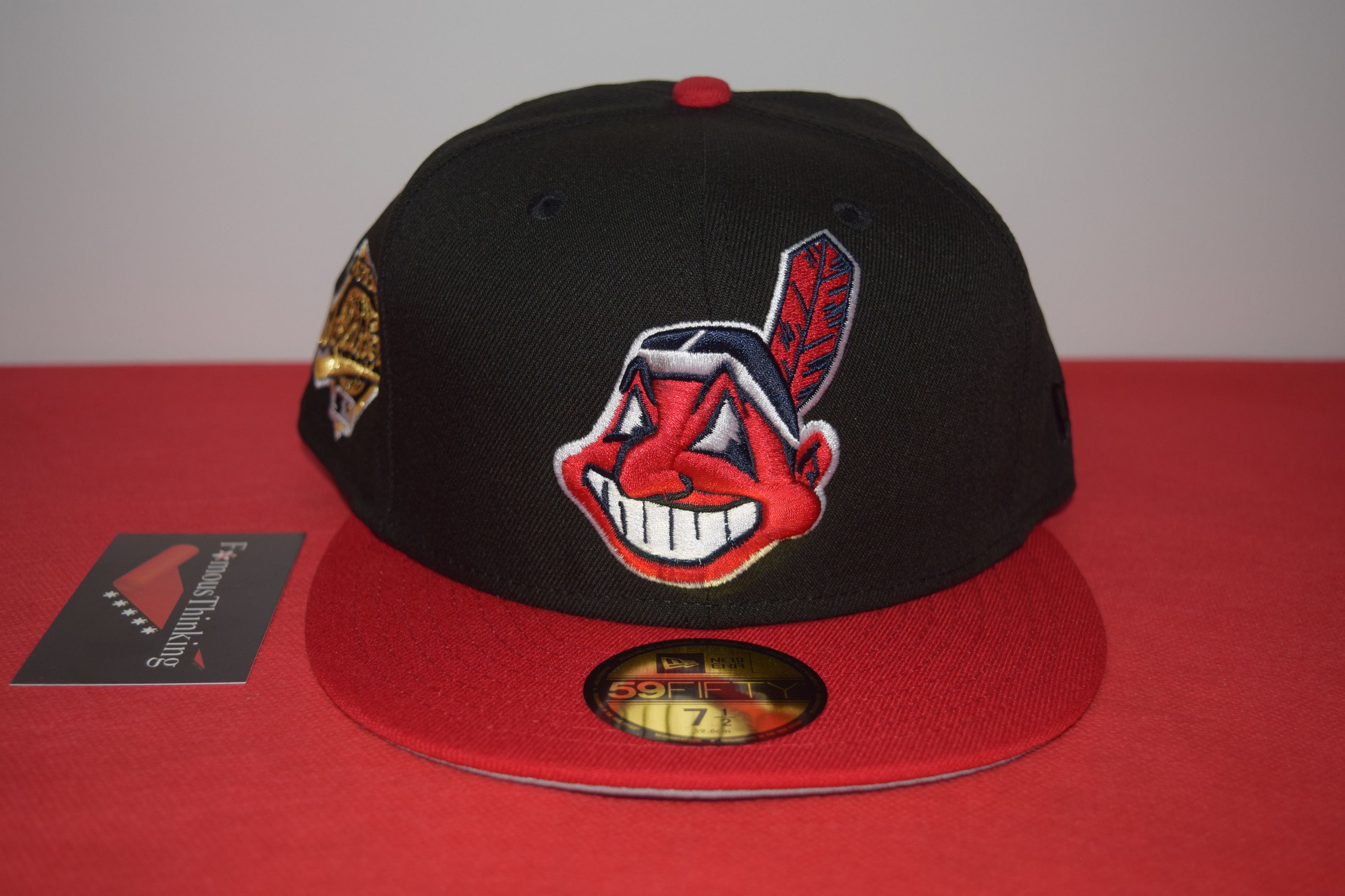New Era New Era Cleveland Indians Chief Wahoo 1995 WS Patch Hat Size ONE SIZE - 2 Thumbnail