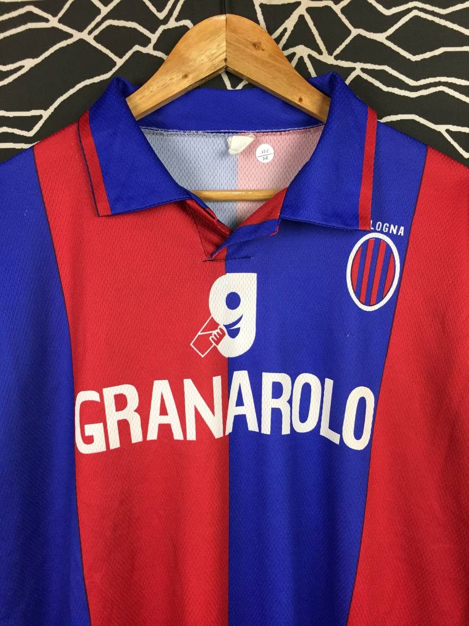 Vintage Vtg Bologna FC Roberto Baggio Home Kit 1997/98 Soccer Jersey Size US L / EU 52-54 / 3 - 3 Thumbnail
