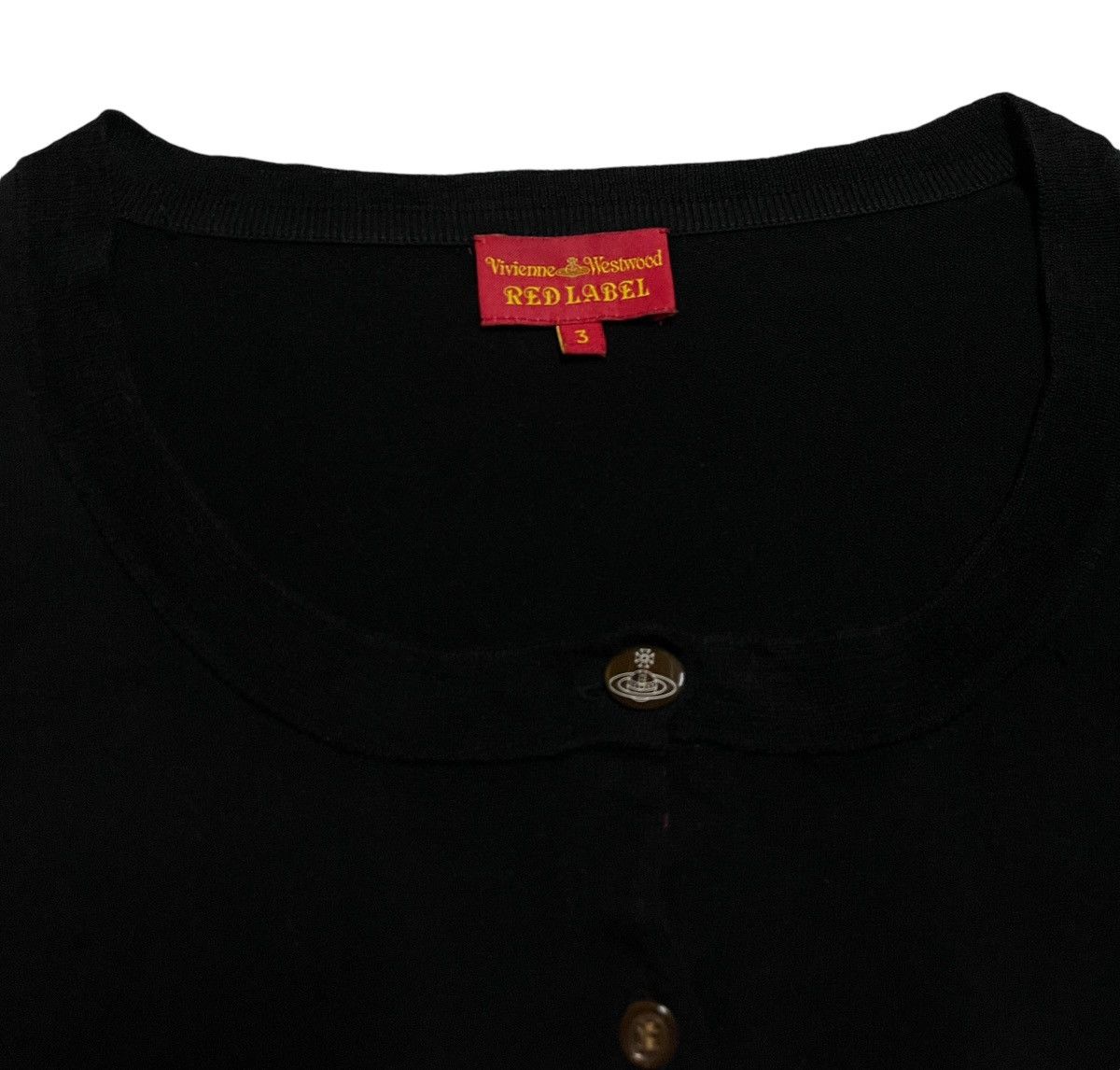 Vivienne Westwood Cropped Top Cardigan Knitted Short Sleeve Size XS / US 0-2 / IT 36-38 - 6 Thumbnail