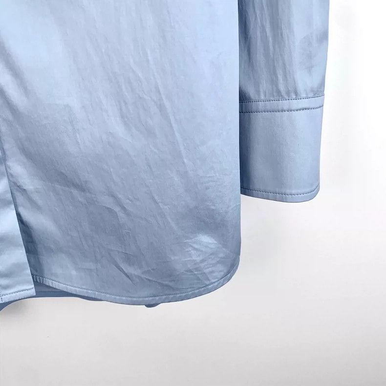 Louis Vuitton Louis Vuitton 24 blue cotton lapel single-breasted long-sl Size XS / US 0-2 / IT 36-38 - 4 Thumbnail