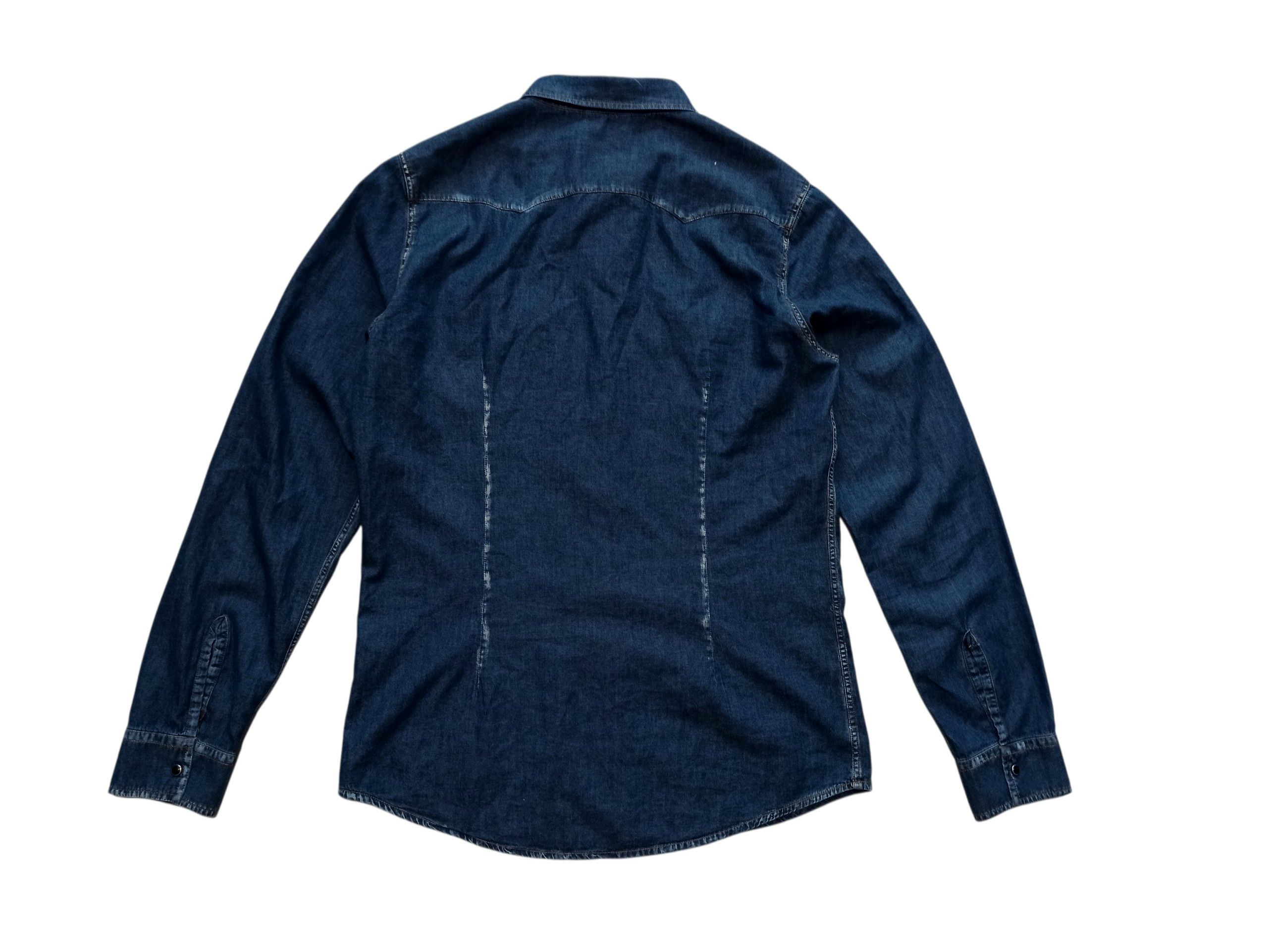 Daniele Alessandrini Daniele Alessandrini Italian Slim Fit Denim Shirt Size US M / EU 48-50 / 2 - 6 Thumbnail