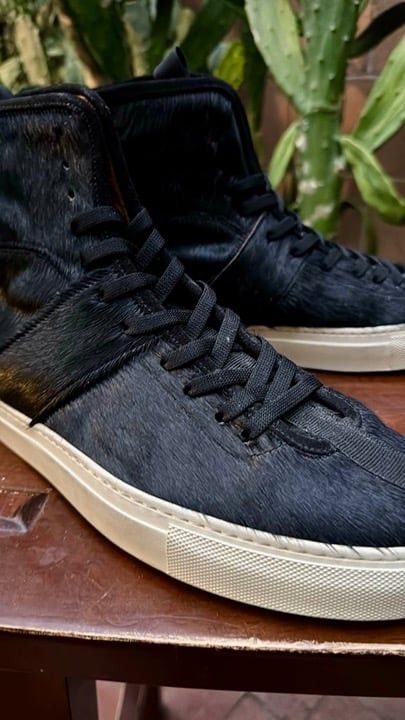 Daniel Patrick Daniel Patrick Men's Hightop Black Shoes Size 10 Pre-Owned! Size US 10 / EU 43 - 5 Thumbnail