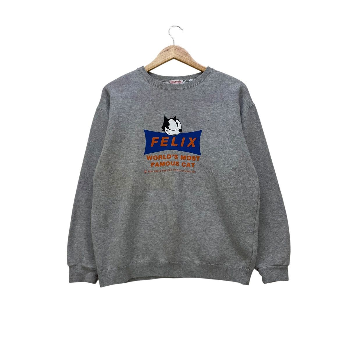 Felix 💥Vintage 90s Felix The Cat Cartoon Crewneck Pullover Size US M / EU 48-50 / 2 - 1 Thumbnail