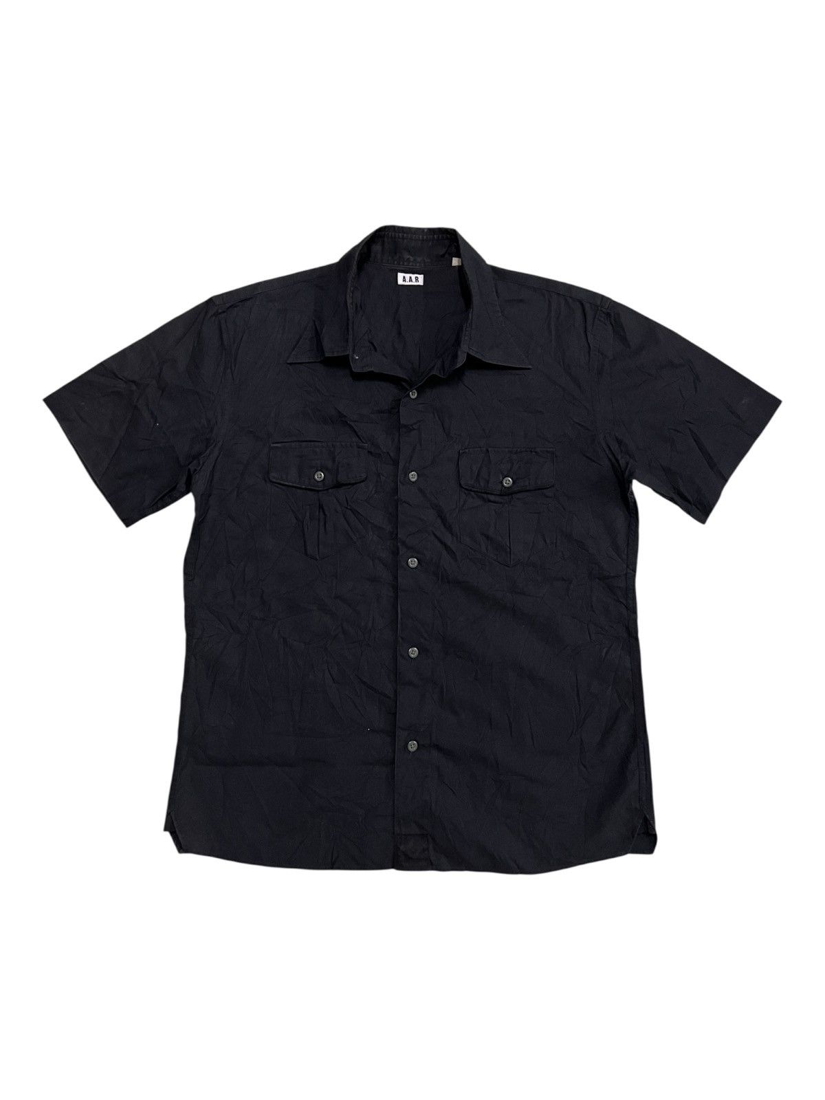 Yohji Yamamoto 1990s Yohji Yamamoto AAR Goth Minimal Button Western Shirt Size US M / EU 48-50 / 2 - 1 Thumbnail