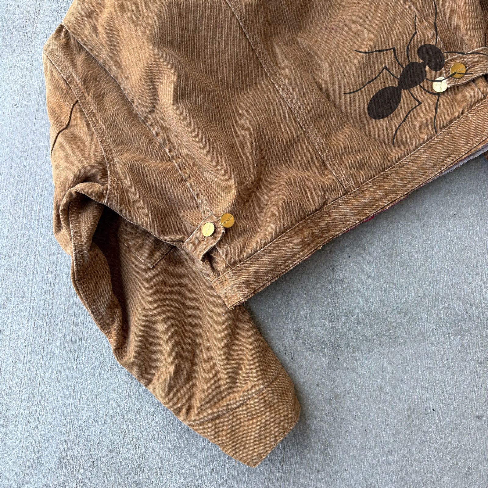 Carhartt × Vintage Carhartt Brown cropped Detroit style work wear jacket Size US S / EU 44-46 / 1 - 8 Thumbnail