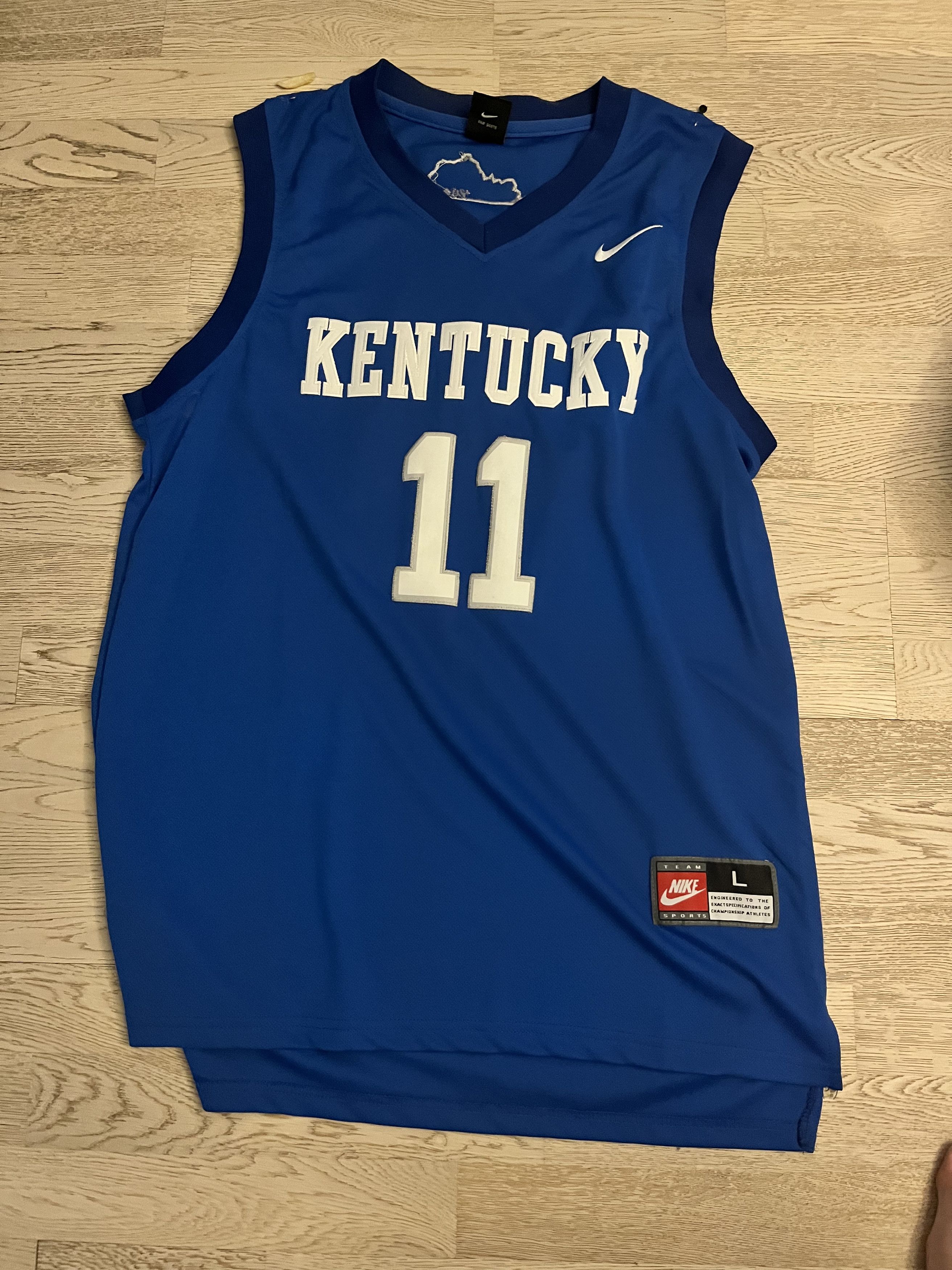 Nike John Wall Signed Kentucky Jersey Size US L / EU 52-54 / 3 - 3 Thumbnail