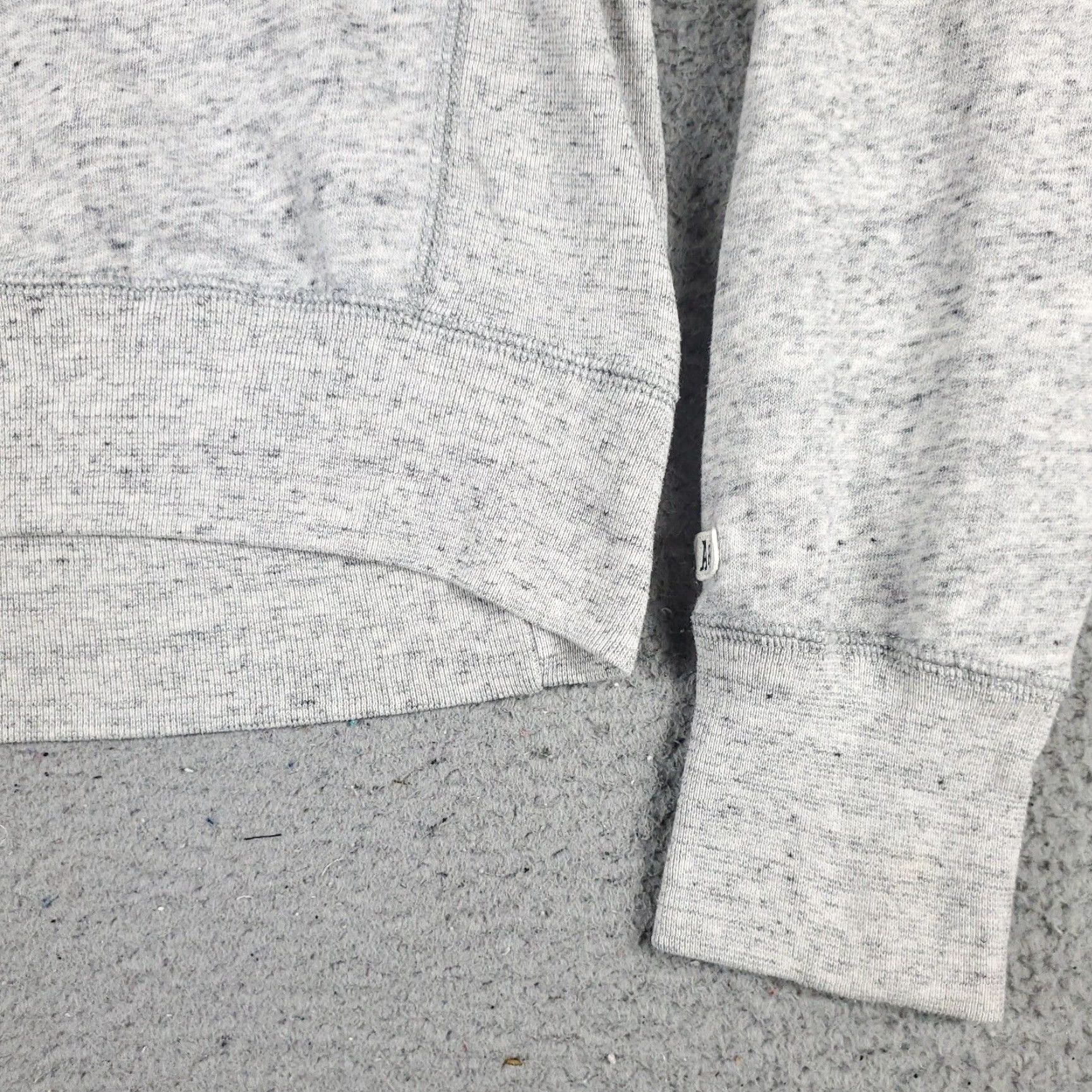 Abercrombie & Fitch Abercrombie & Fitch Women's XL Gray Pullover Sweatshirt - Long Sleeve Crew Neck Activewear Size XL / US 12-14 / IT 48-50 - 4 Thumbnail