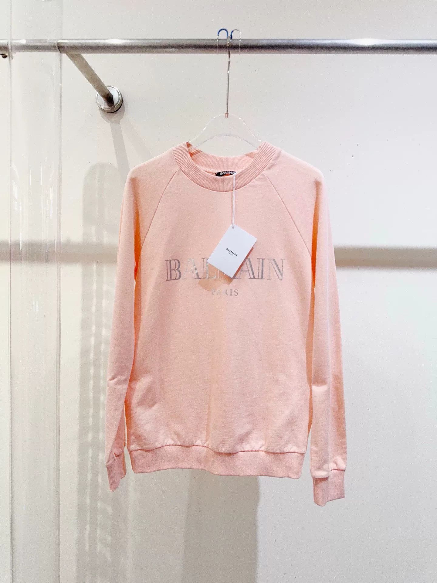 Balmain Balmain Orange-Pink Sweatshirt Size 34 Size XXS / US 00 / IT 34 - 1 Thumbnail