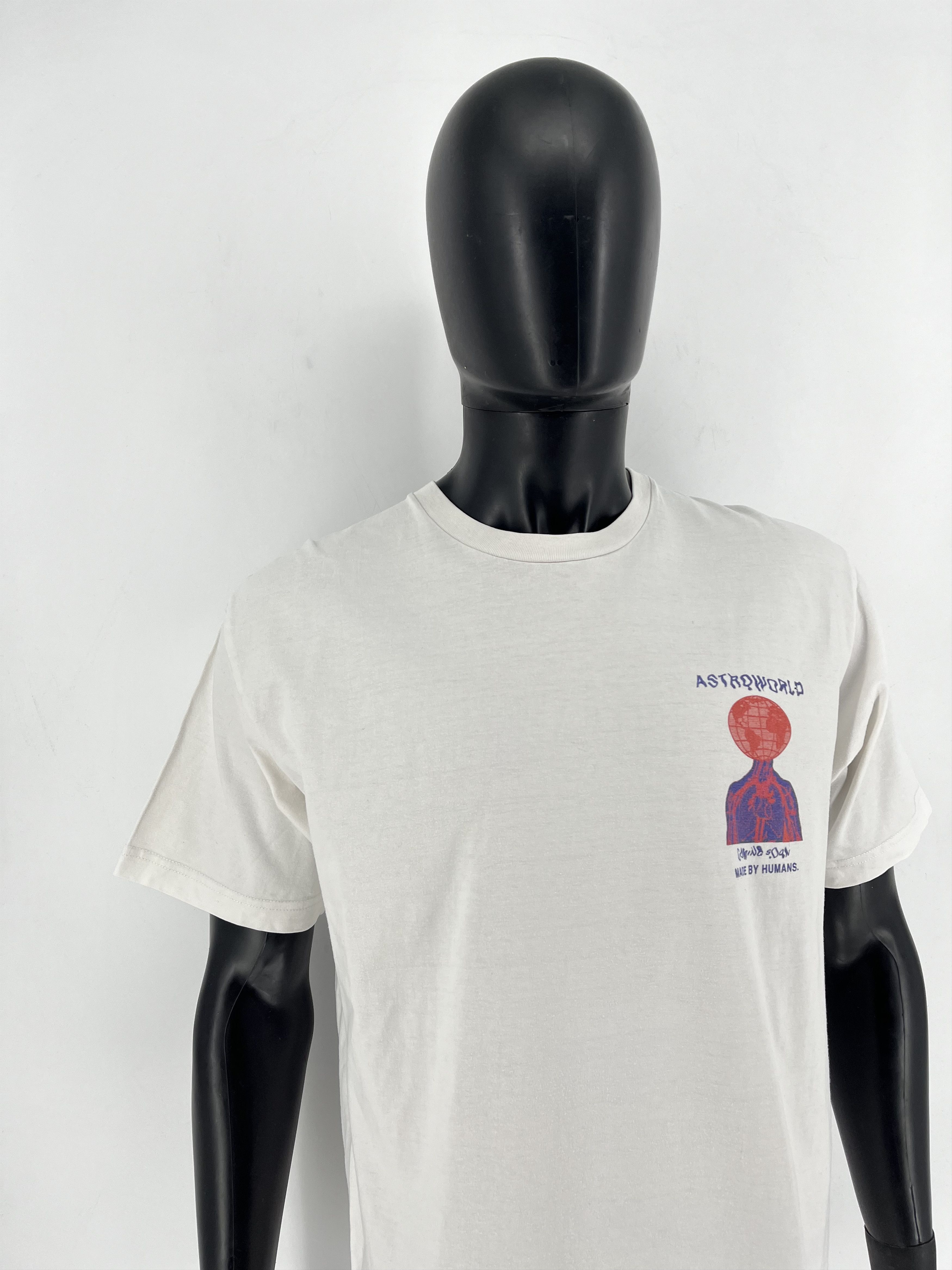 Travis Scott Travis Scott ASTROWORLD Coming Soon Made By Humans T Shirt Size US L / EU 52-54 / 3 - 4 Thumbnail