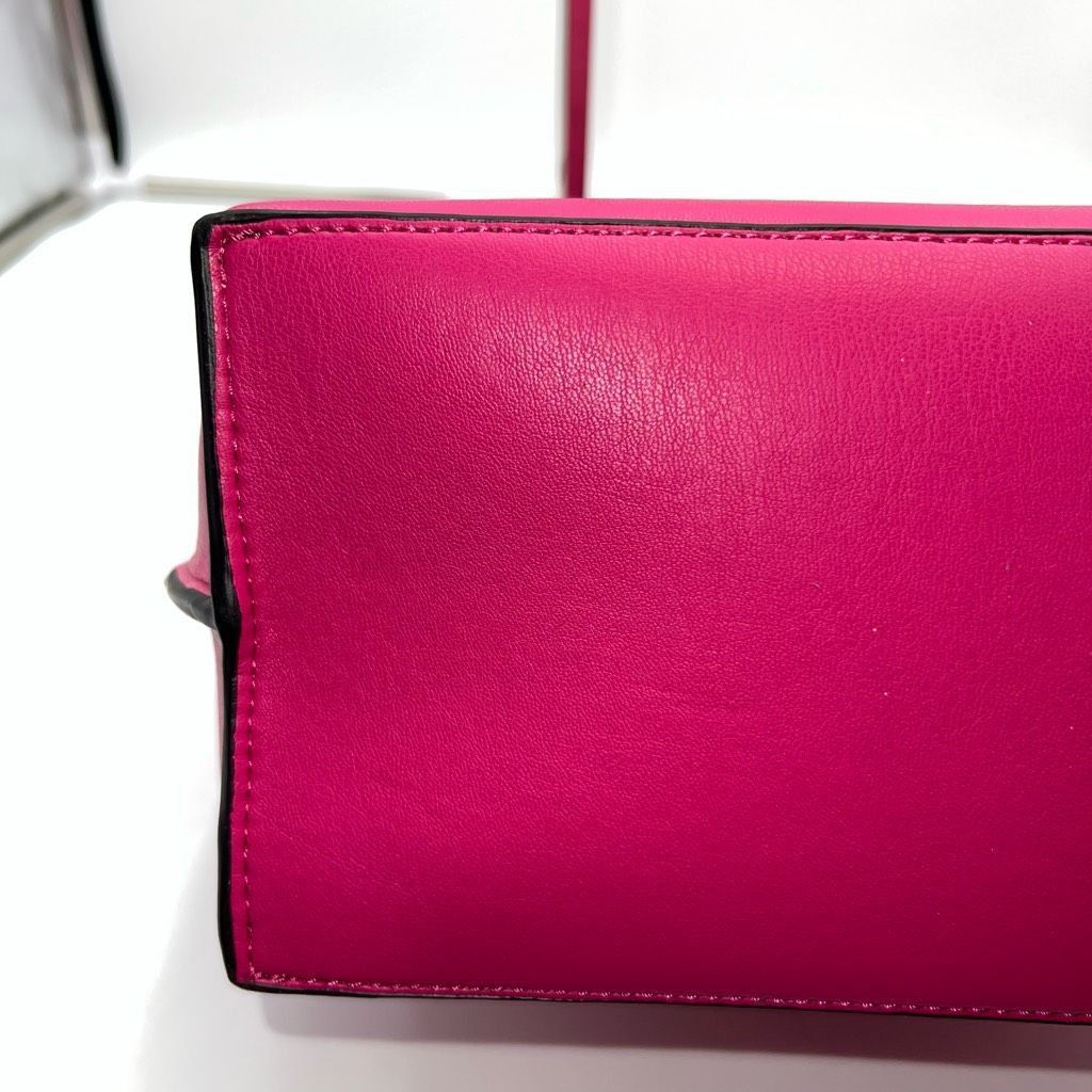 Karl Lagerfeld Karl Lagerfeld Paris womens Chantelle TOTE in Fuchsia Size ONE SIZE - 8 Thumbnail