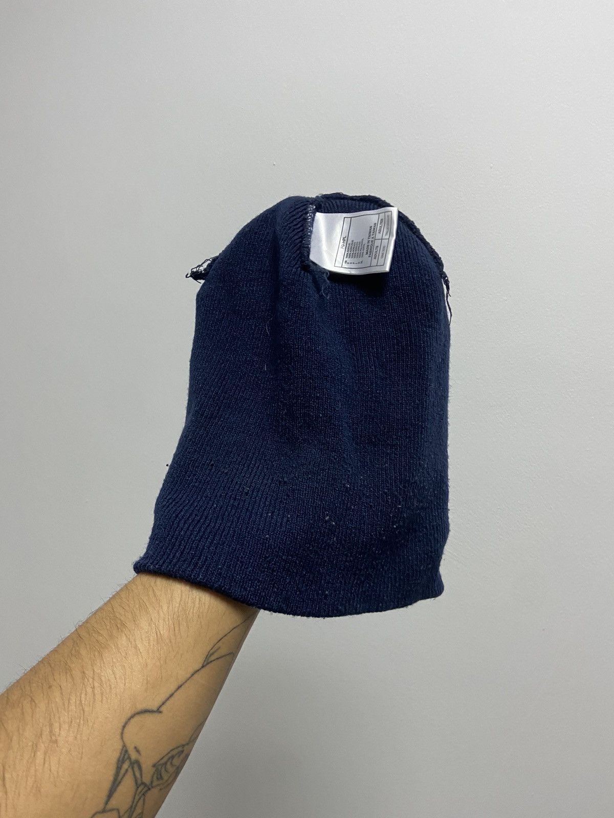 Nike × Vintage Nike Hat Vintage Beanie Small Embroidered Swoosh Logo Size ONE SIZE - 4 Thumbnail