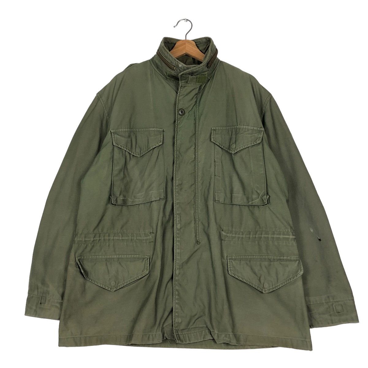 Alpha Industries 🔥Vintage Chore Inspector Cargo Multi Pocket Made in USA Size US L / EU 52-54 / 3 - 1 Thumbnail