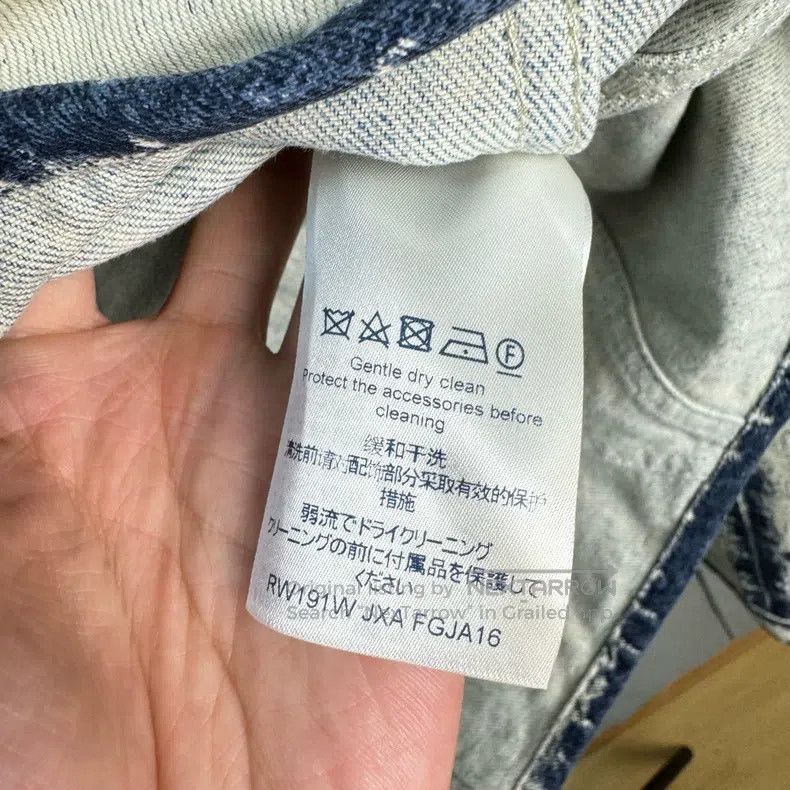 Louis Vuitton Louis Vuitton Patchwork tie-dyed denim jacket Size XS / US 0-2 / IT 36-38 - 4 Thumbnail