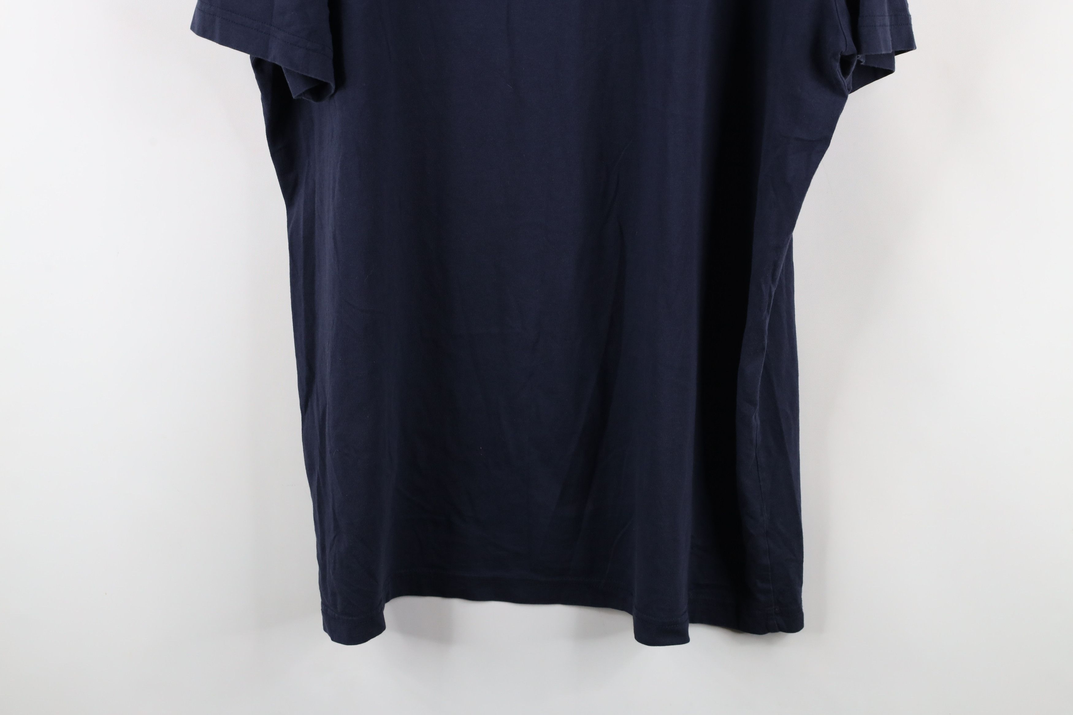 Lacoste × Vintage Lacoste Long Faded Croc Logo Pima Cotton T-Shirt Navy Blue Size US XXL / EU 58 / 5 - 11 Thumbnail