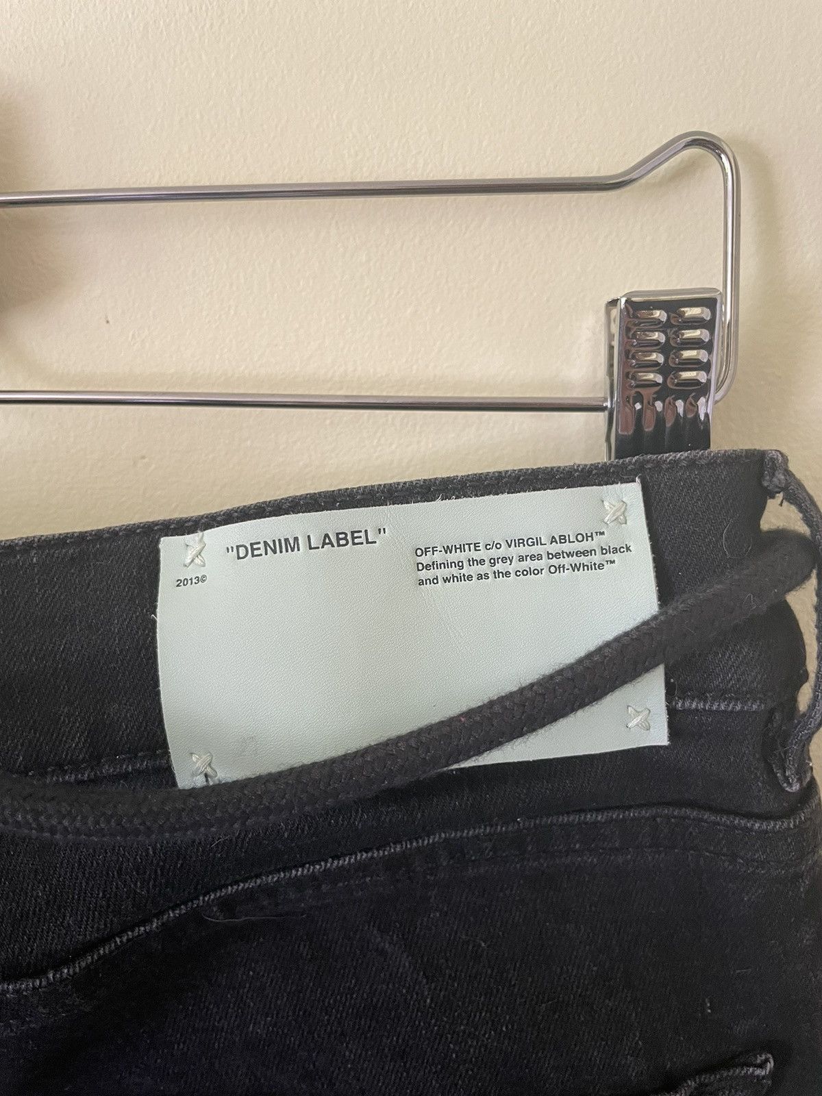 Off-White Off White Checkered Back “Slim Fit” Jeans Size US 32 / EU 48 - 4 Thumbnail