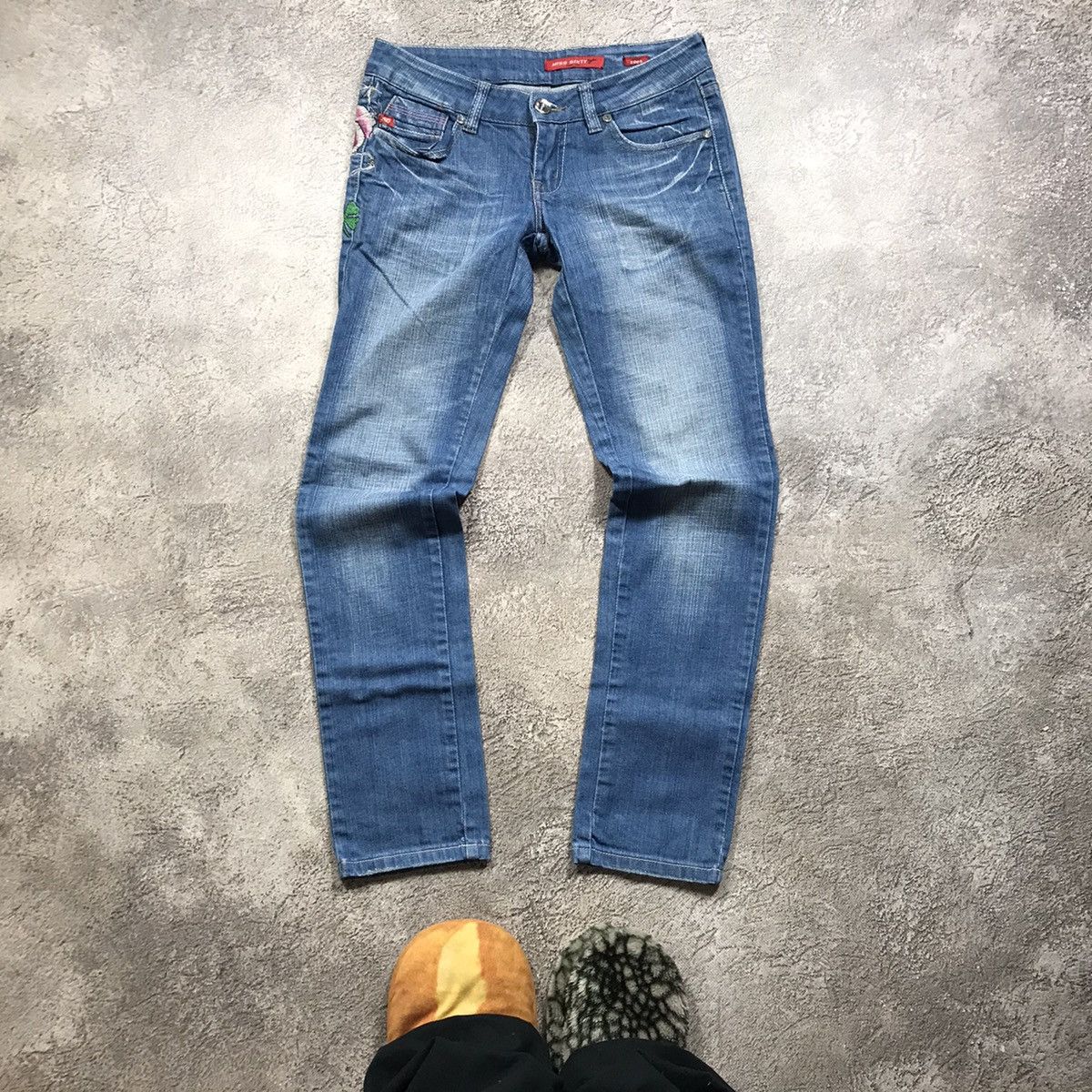 Vintage Vintage 90s Faded Distressed Baggy Jeans Grunge Skate 28 Size 28" / US 6 / IT 42 - 6 Thumbnail