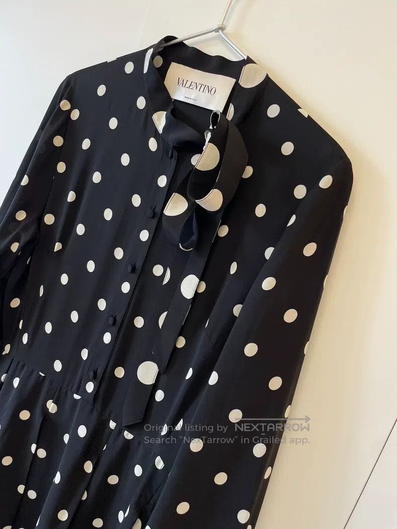 Other Valentino Main line polka dot silk dress Size M / US 6-8 / IT 42-44 - 3 Thumbnail