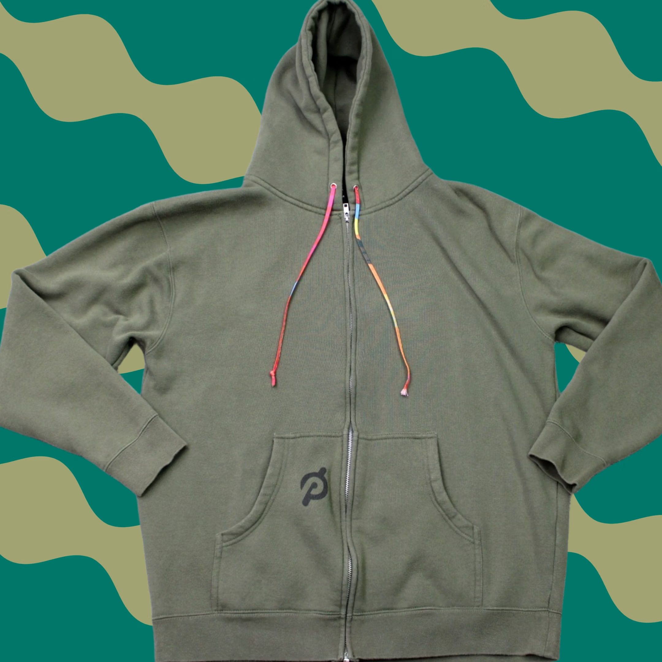 Vintage Peloton Hoodie Mens Large Green History Month Version Hooded Sweatshirt Size US L / EU 52-54 / 3 - 1 Thumbnail