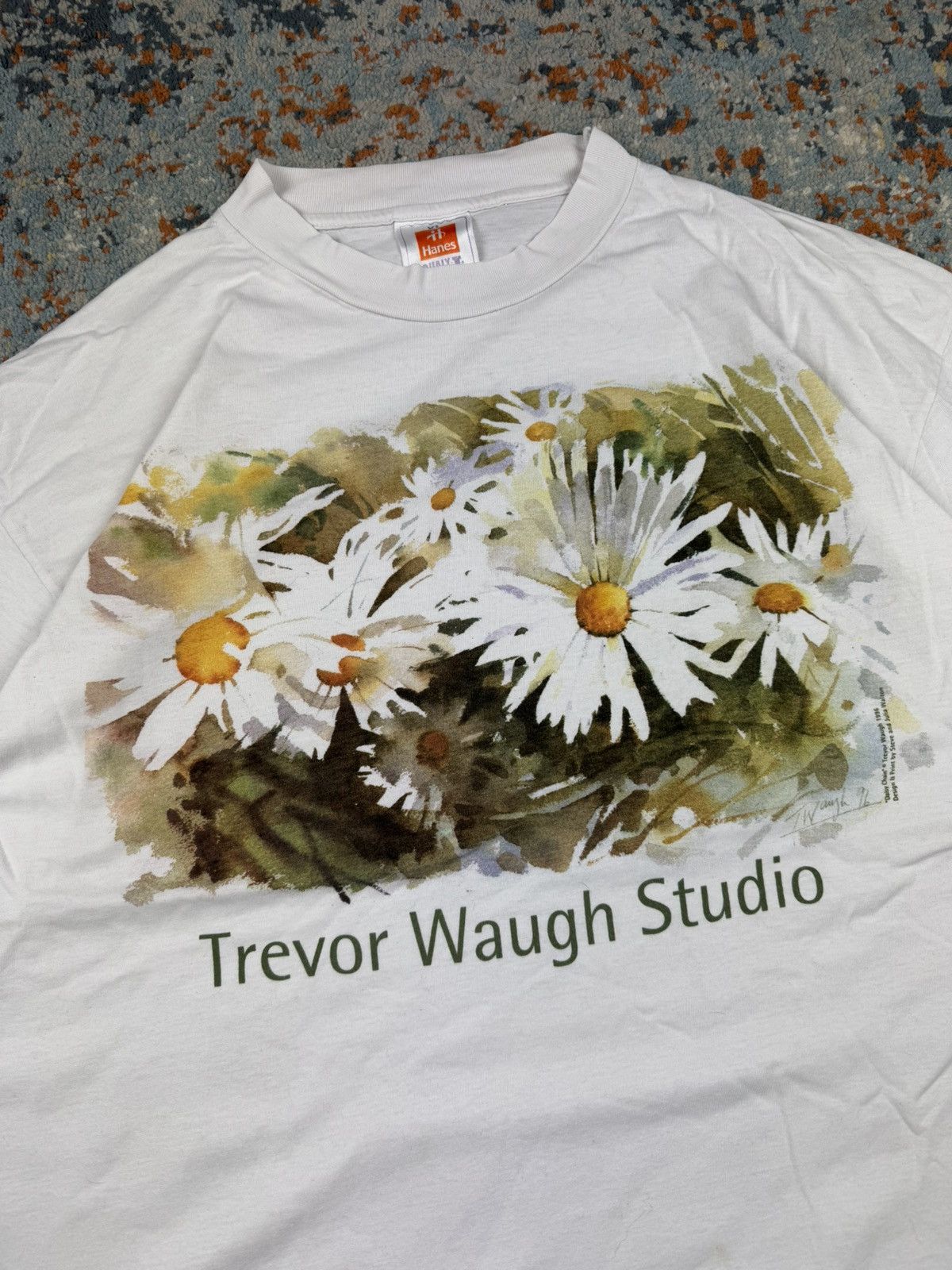 Vintage Vintage 1996 Daisy Cham by Trevor Waugh graphic art tee Size US XL / EU 56 / 4 - 4 Thumbnail