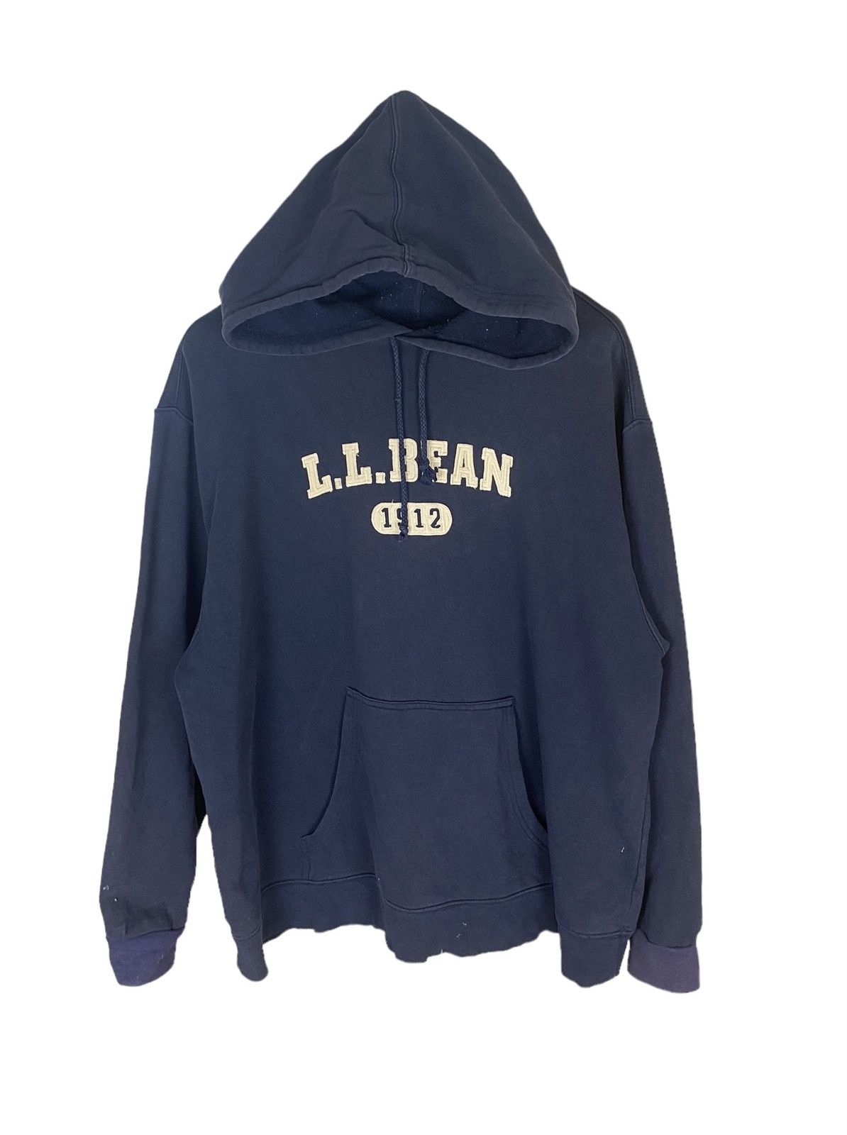 L.L. Bean Vintage L.L.Bean Big Spellout Logo Hoodie Size US L / EU 52-54 / 3 - 1 Thumbnail