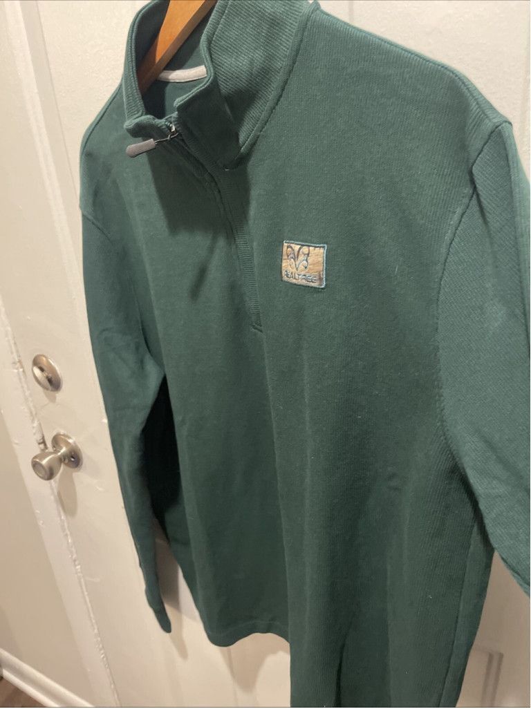 Realtree Real Tree Dark Green Quarter Zip Size M Mens Size US M / EU 48-50 / 2 - 5 Thumbnail