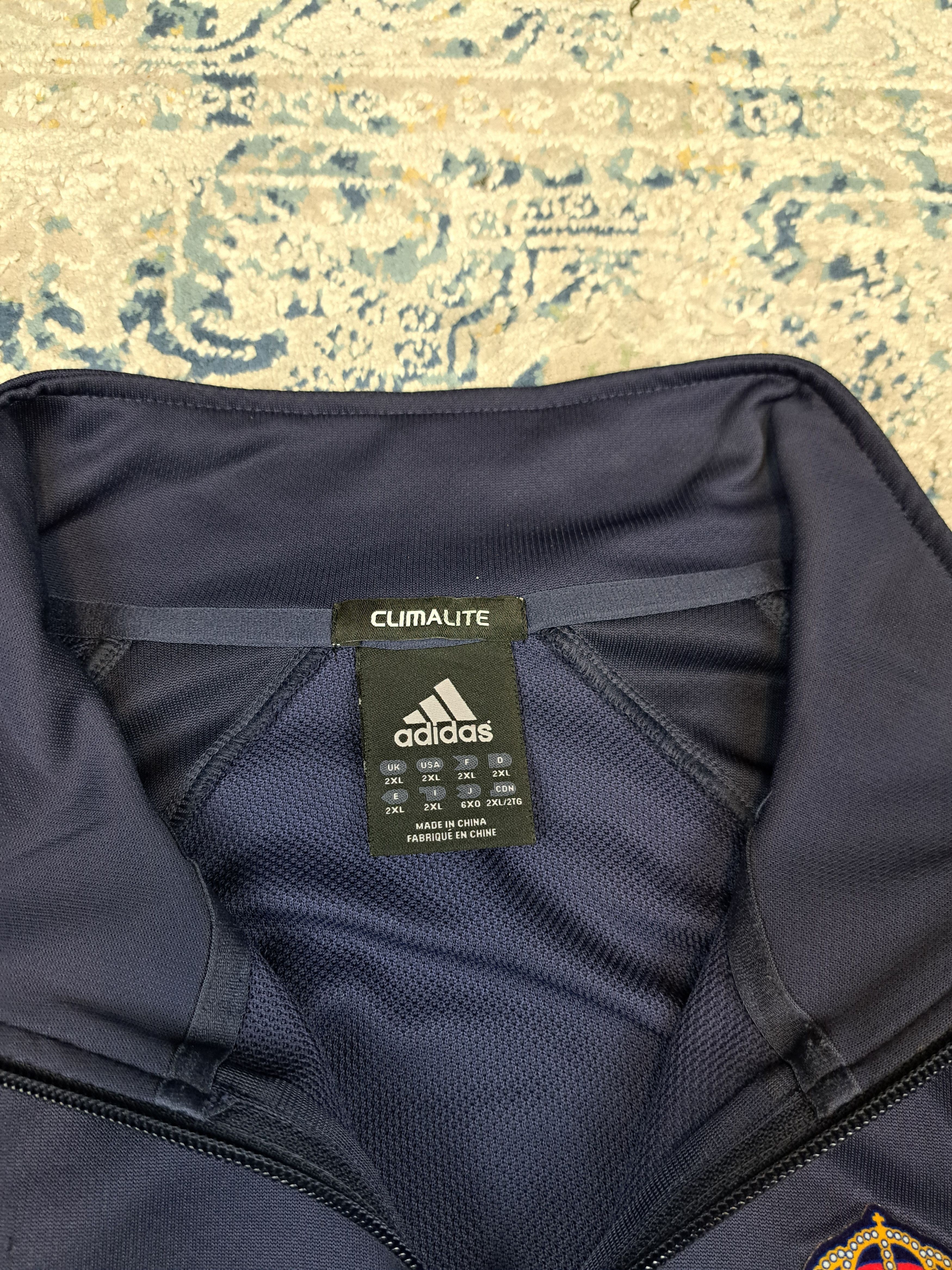Adidas Vintage 2012 Real Madrid Track Jacket Blokecore y2k Size US XXL / EU 58 / 5 - 6 Thumbnail